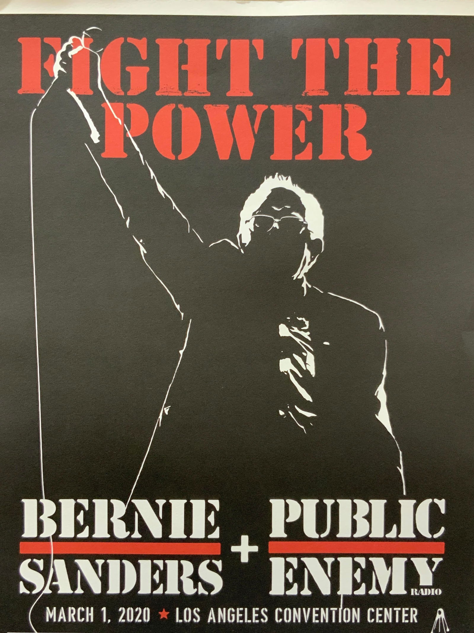 Bernie Sanders + Public Enemy 2020 Litho (1 of 8)
