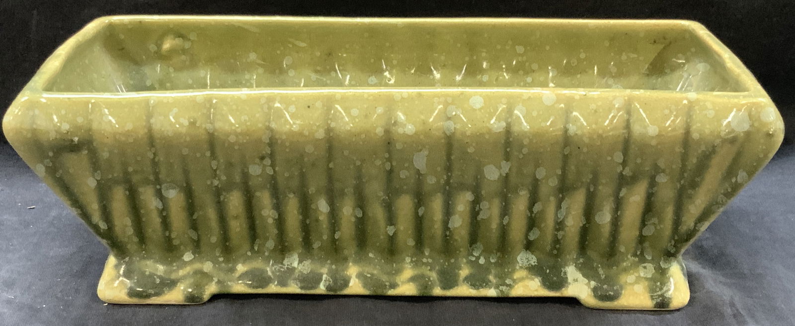 Mid Century Ceramic Glazed Planter (1 of 6)