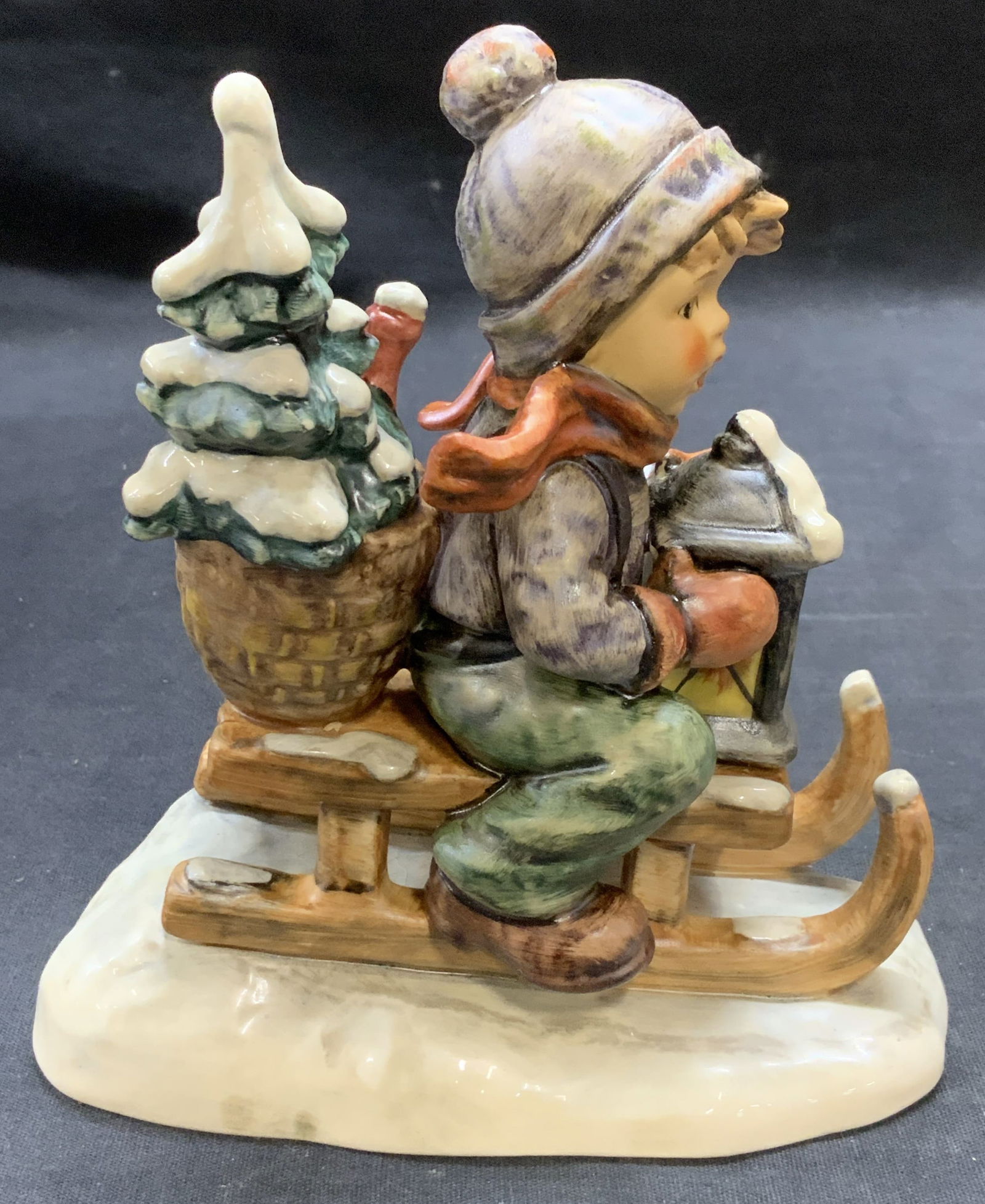 Vtg Goebel Hummel Porcel Sled Figural Germany W Bx (1 of 6)