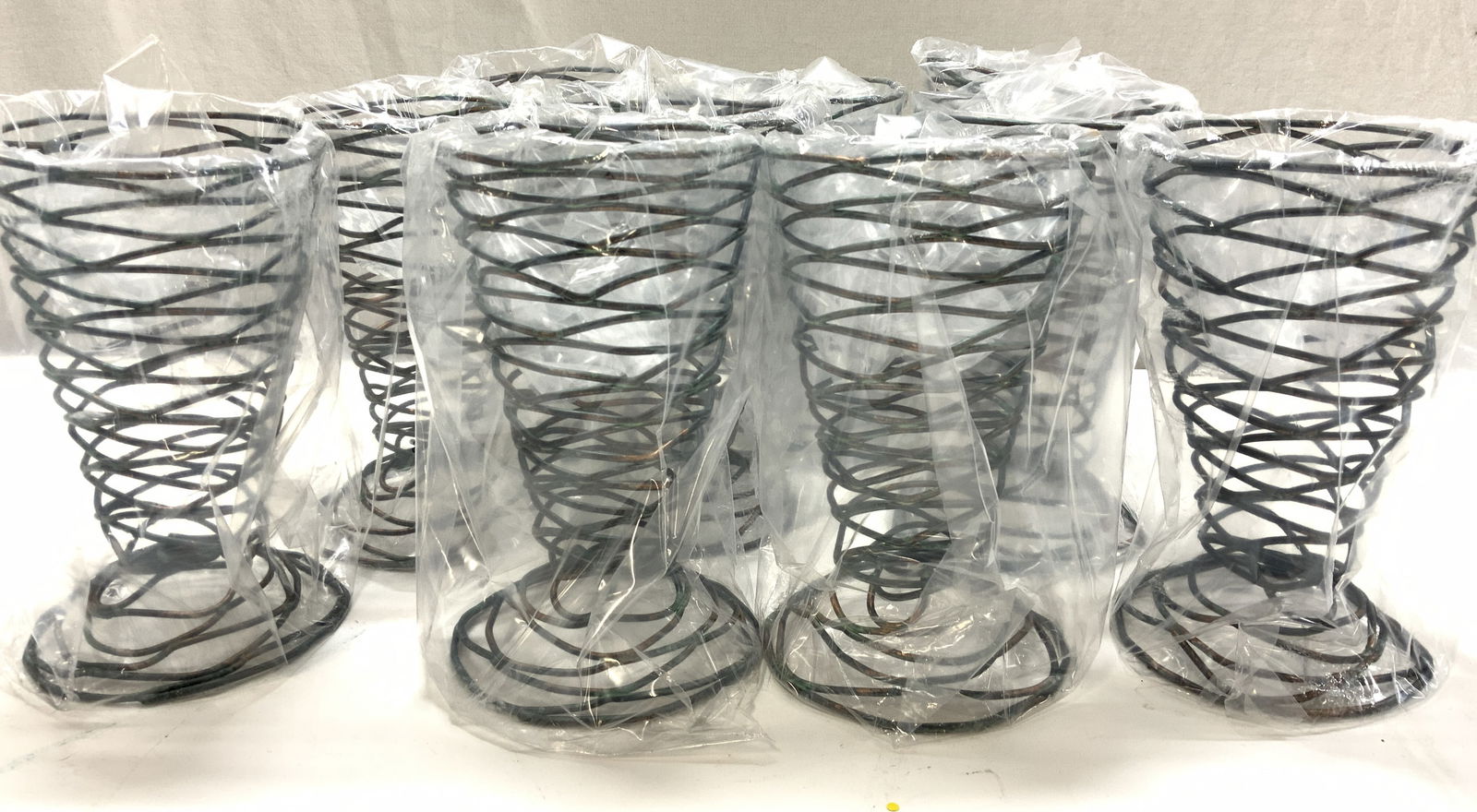 Set12 FOH Verdigris/Copper Patina Wire Tableware (1 of 6)