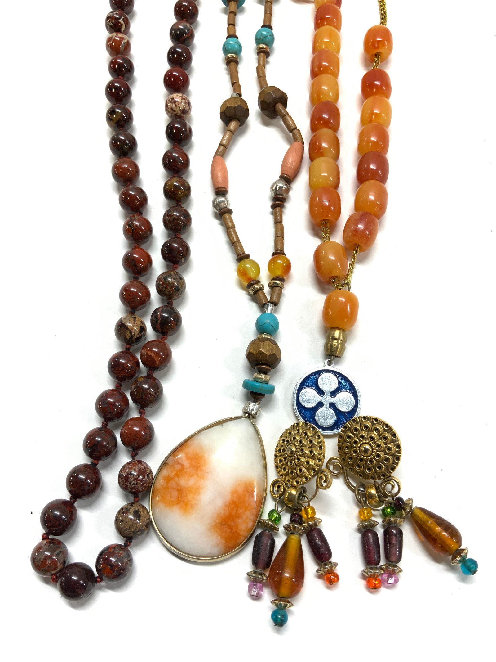 Lot 5 Necklaces, Gemstone Beaded Necklace, more (1 of 10)