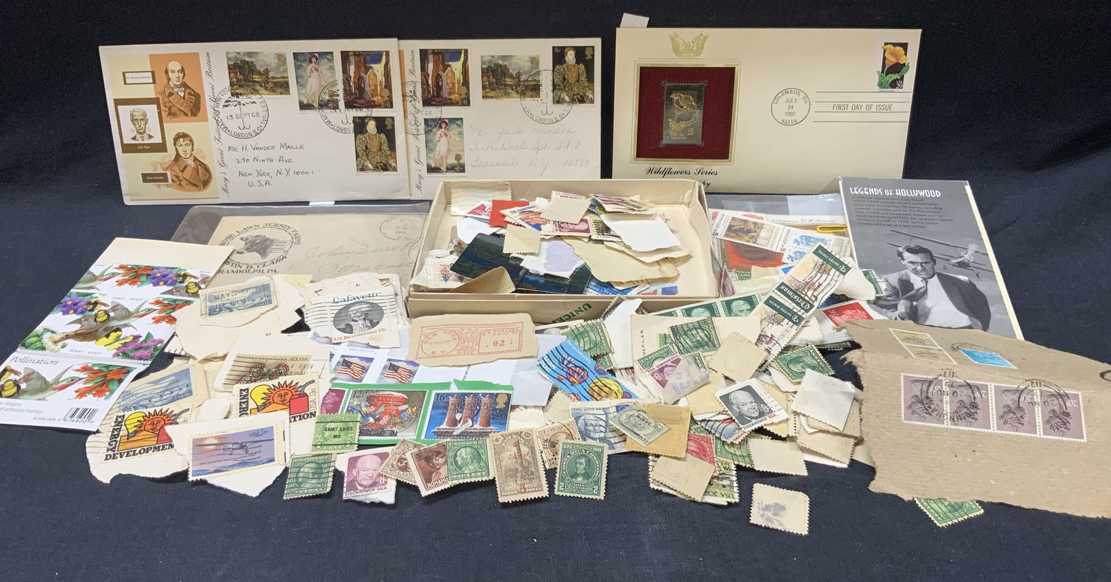 Lot 100+ Vtg Stamps, 1968-1992 Romania & More (1 of 13)