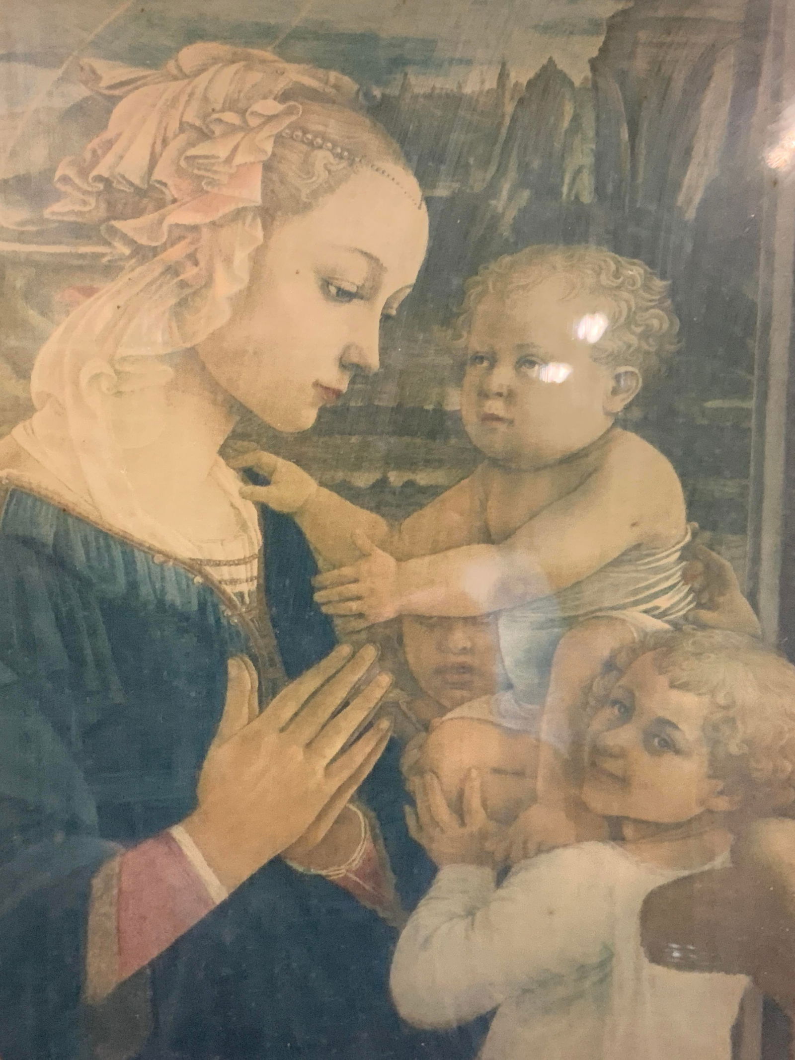 Filippo Lippi Madonna & Child Litho (1 of 8)