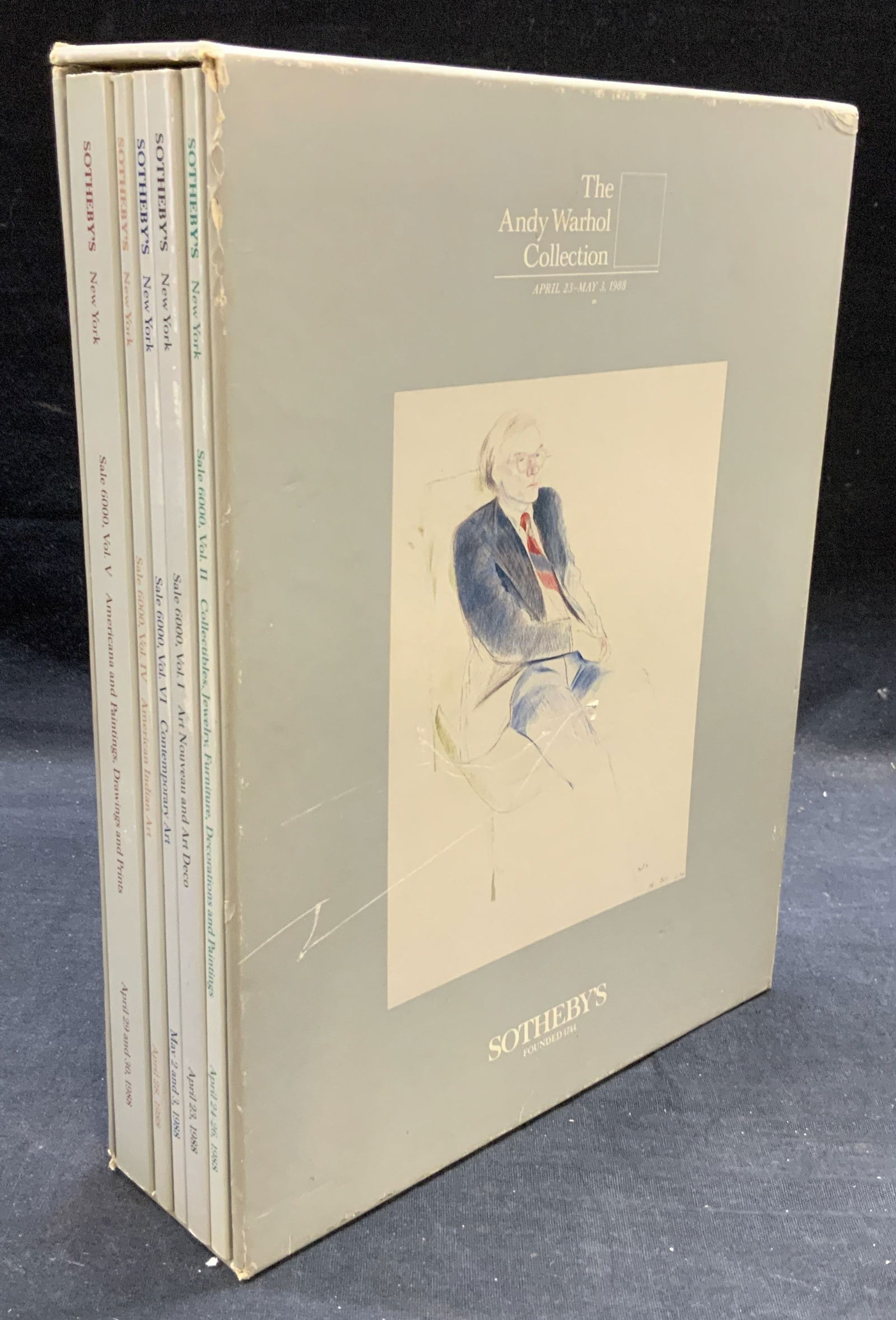 Set 5 Sothebys Andy Warhol Catalog Collection 1988 (1 of 15)