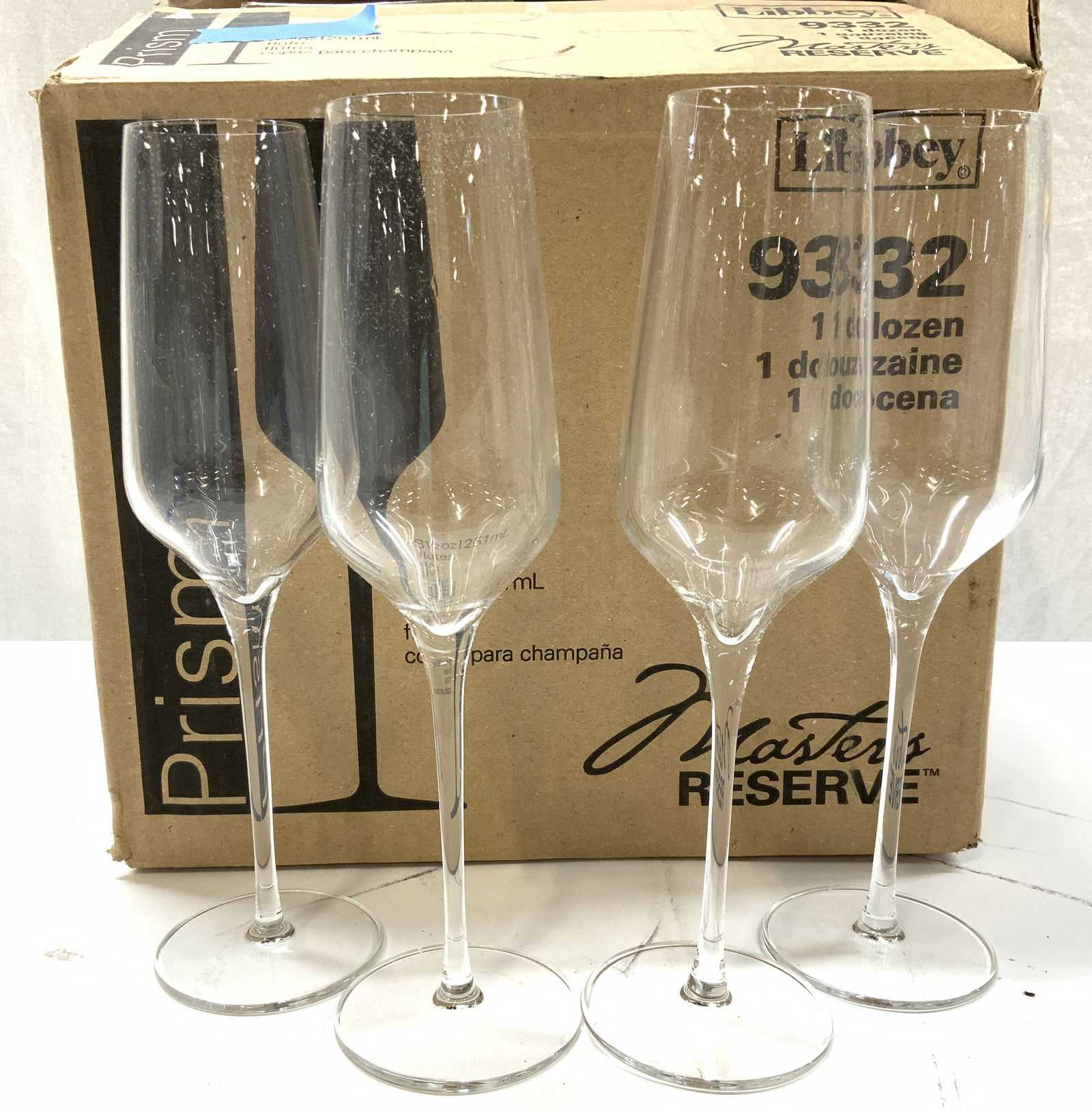 Masters Reserve Prism Glass Flute Set 12, NIB (1 of 6)