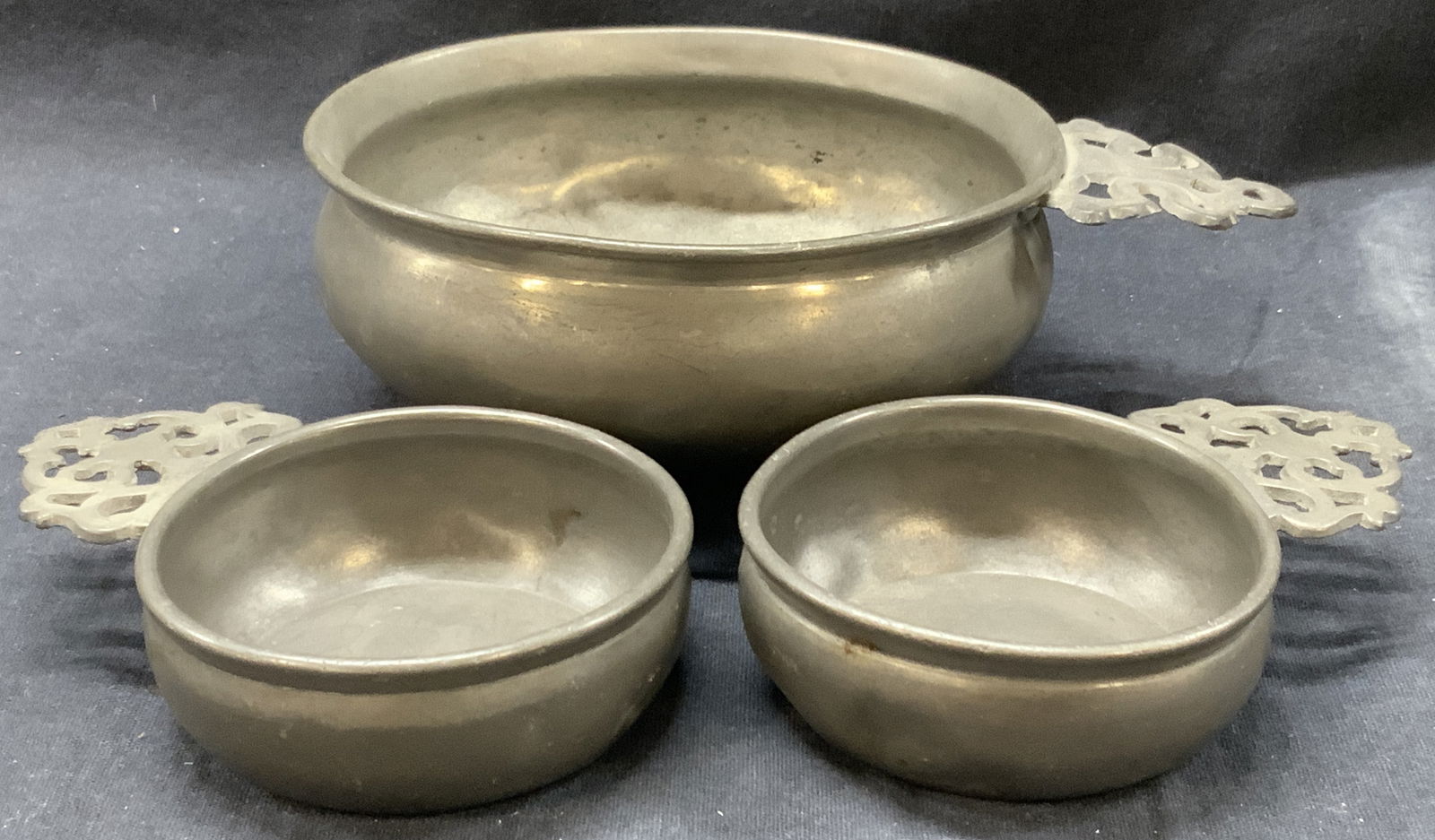 Set 3 Vtg Cowlishaw Boston Pewter Cooking Ware (1 of 8)