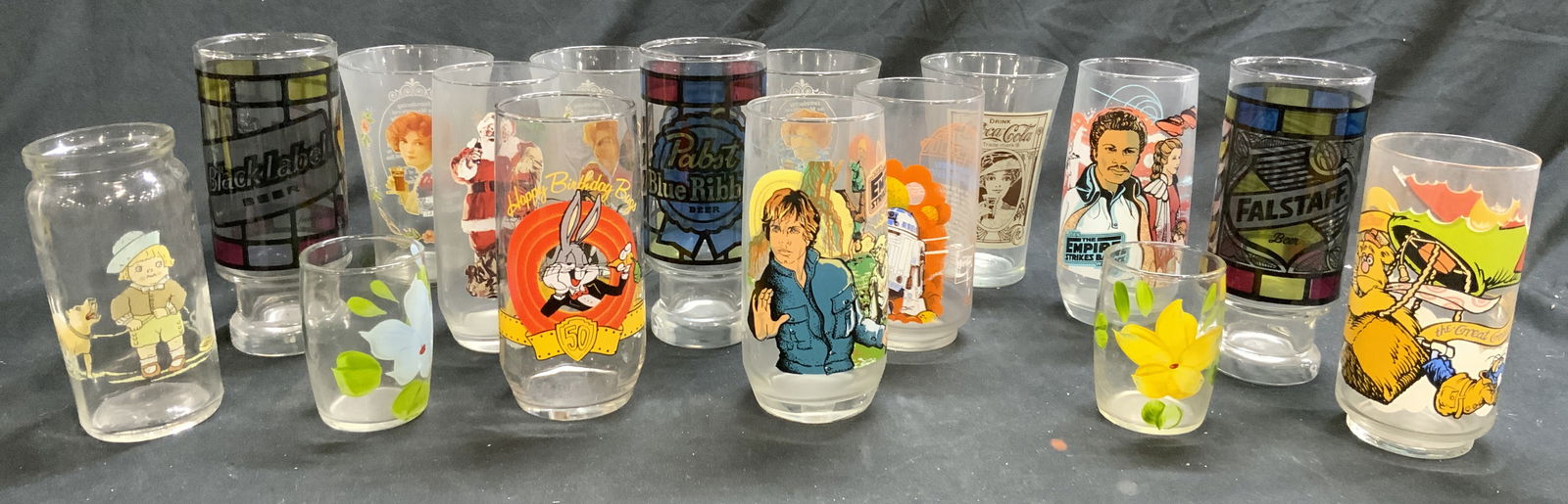 Lot 16 Trademarked Glass Cups Vessels (1 of 8)