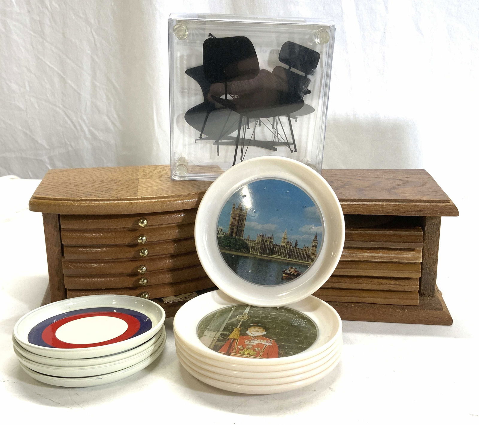 MoMA, Harbour League Wood & Acrylic Coasters, 20+ (1 of 7)