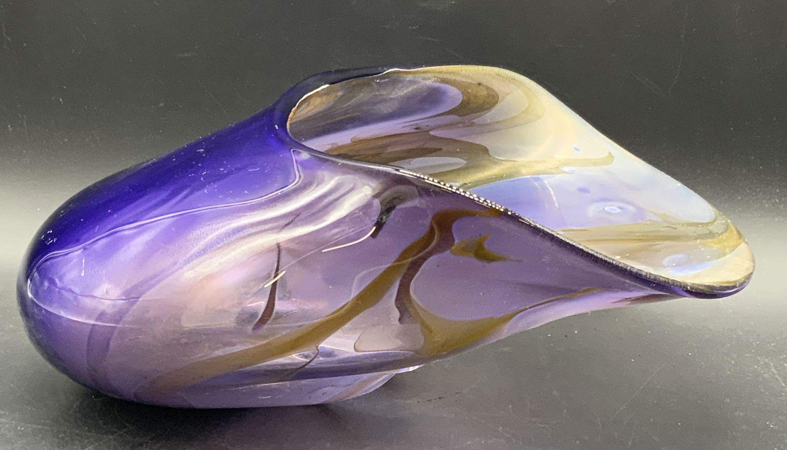 B. RICE 02 Signed Handblown Art Glass Vessel (1 of 12)
