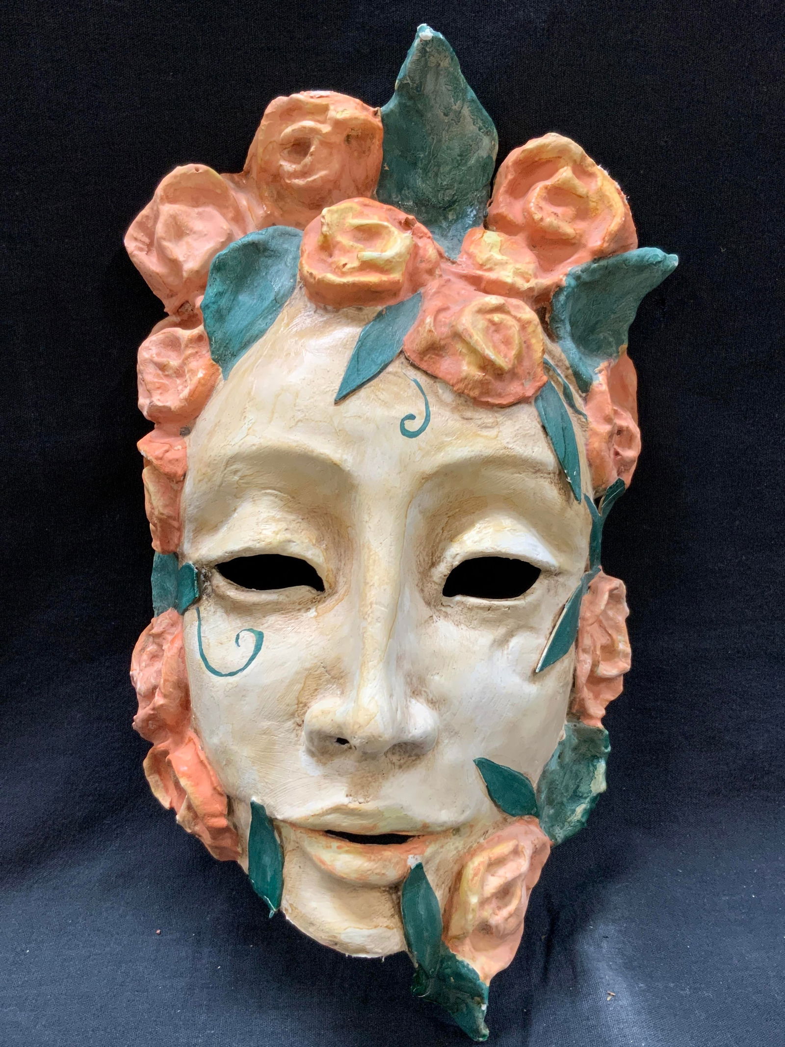Hand Crafted Floral Face Mask (1 of 9)