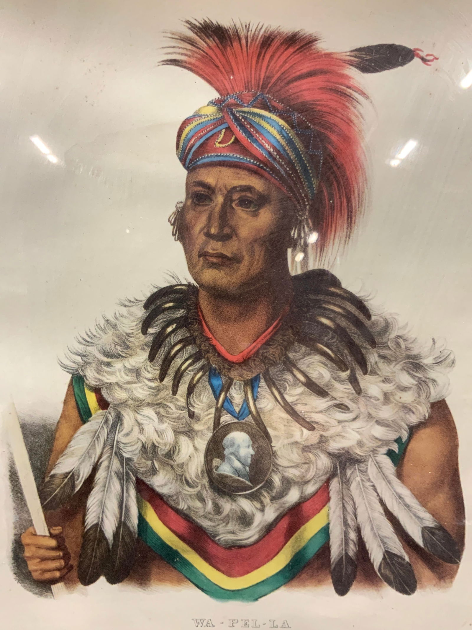 Antq Wapella Chief Of The Musquakees Litho (1 of 9)