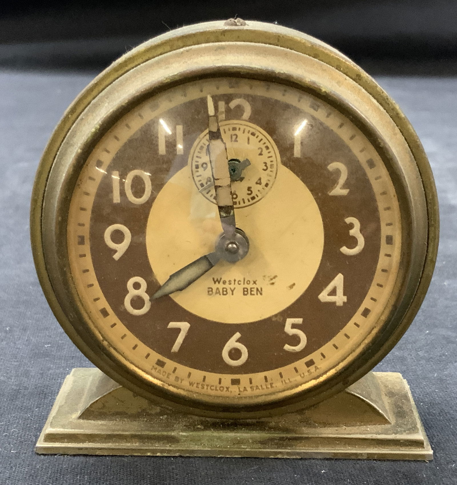 Vtg Westclox Baby Ben Brass & Copper Clock (1 of 9)
