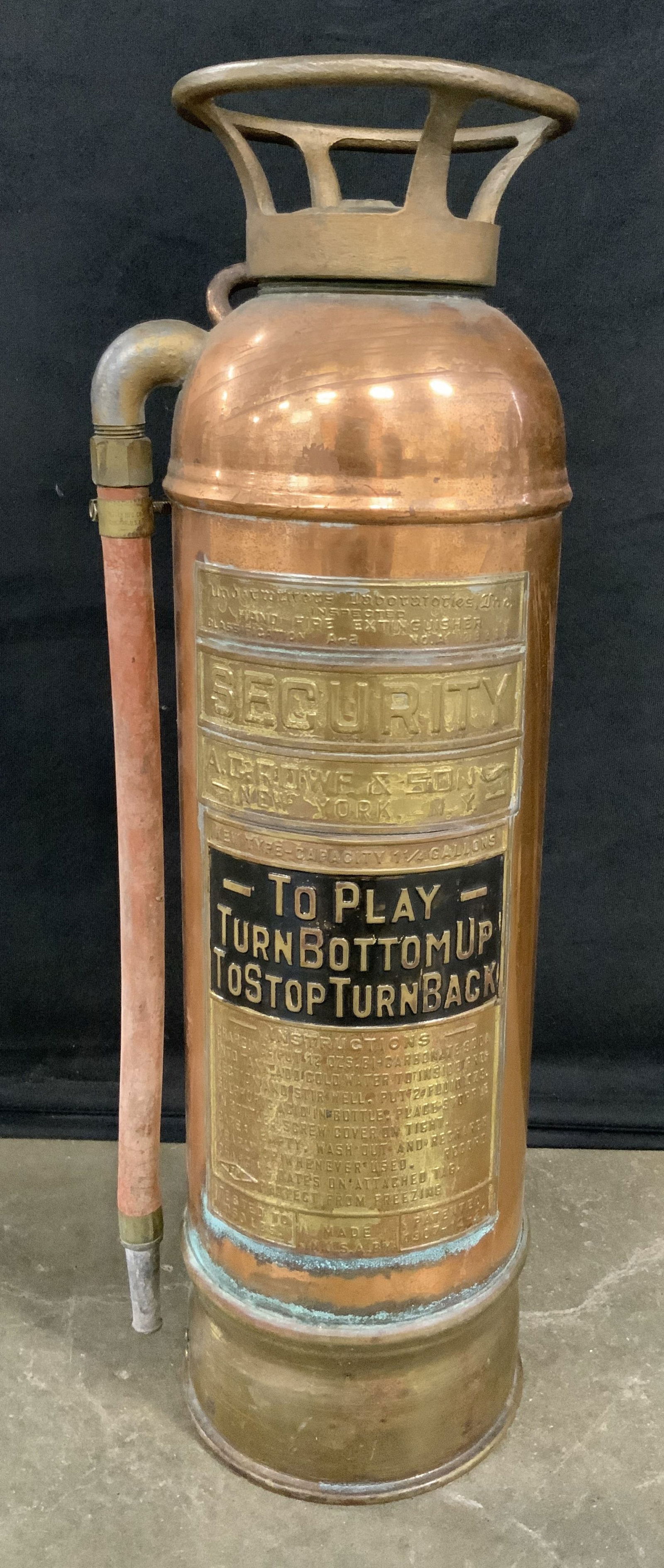 A.C. ROWE & SON Vintage Fire Extinguisher (1 of 11)