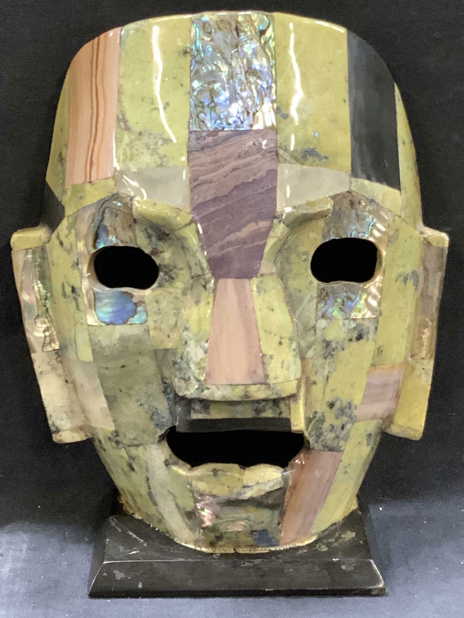 Mexican Mayan Mixed Material & Shell Mask (1 of 9)