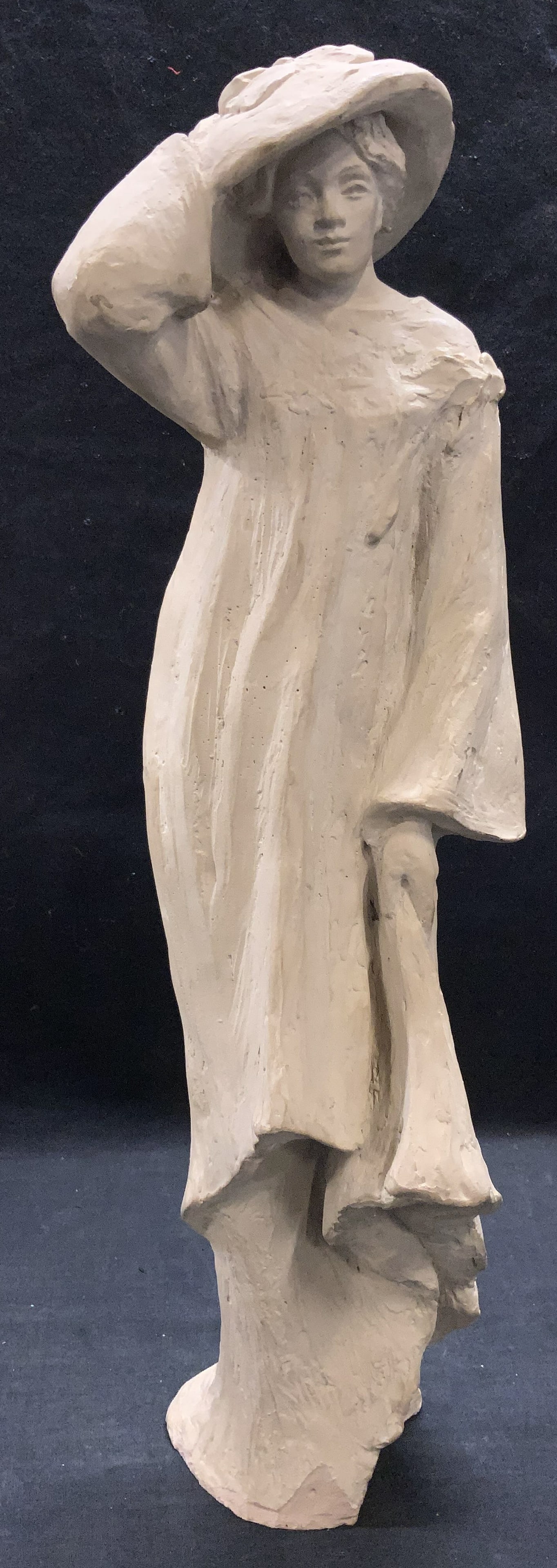 Austin Prod Statue Windblown By Klara Sever 20.5in (1 of 7)