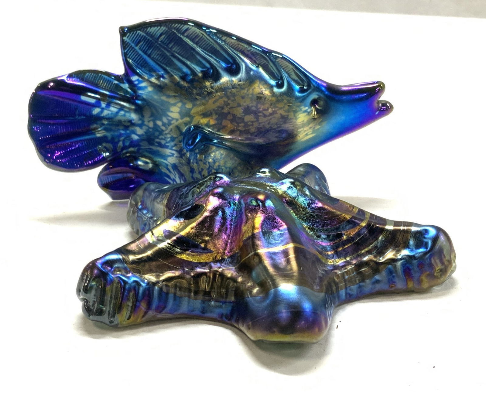 Pr Signed Alan Fox Blown Glass Figurals Australia (1 of 6)
