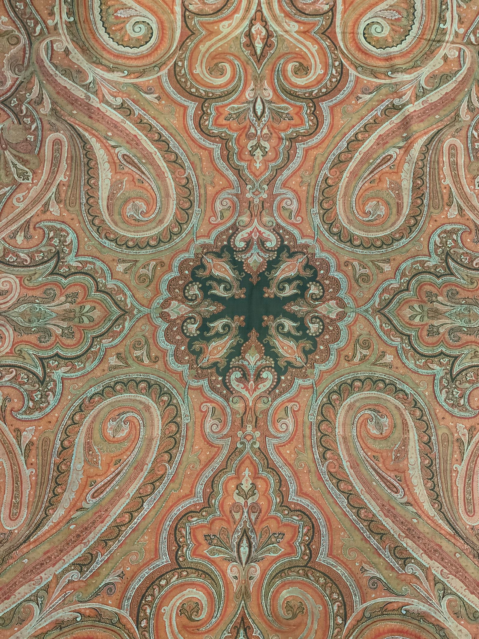 Antique Paisley Shawl Paisley Textile (1 of 8)