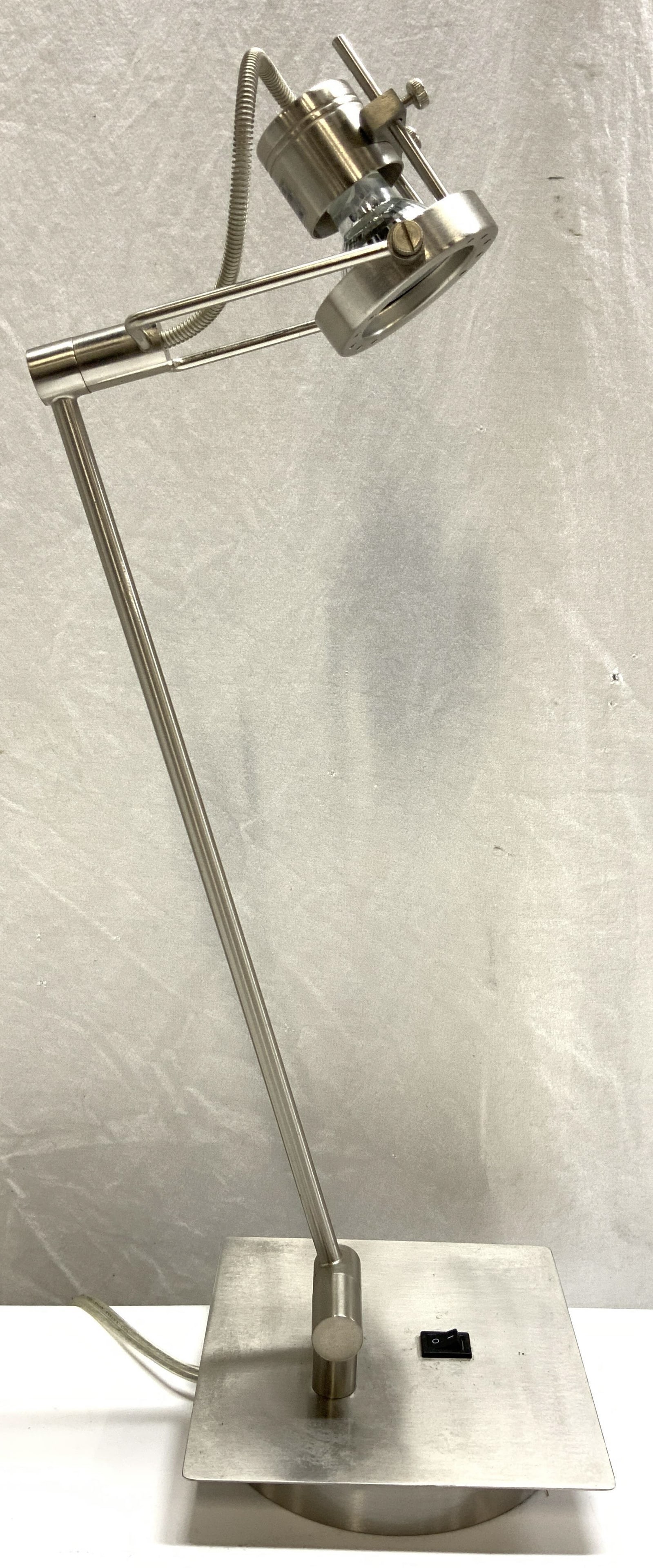 UL Industrial Modern Brushed Metal Desk Lamp (1 of 7)