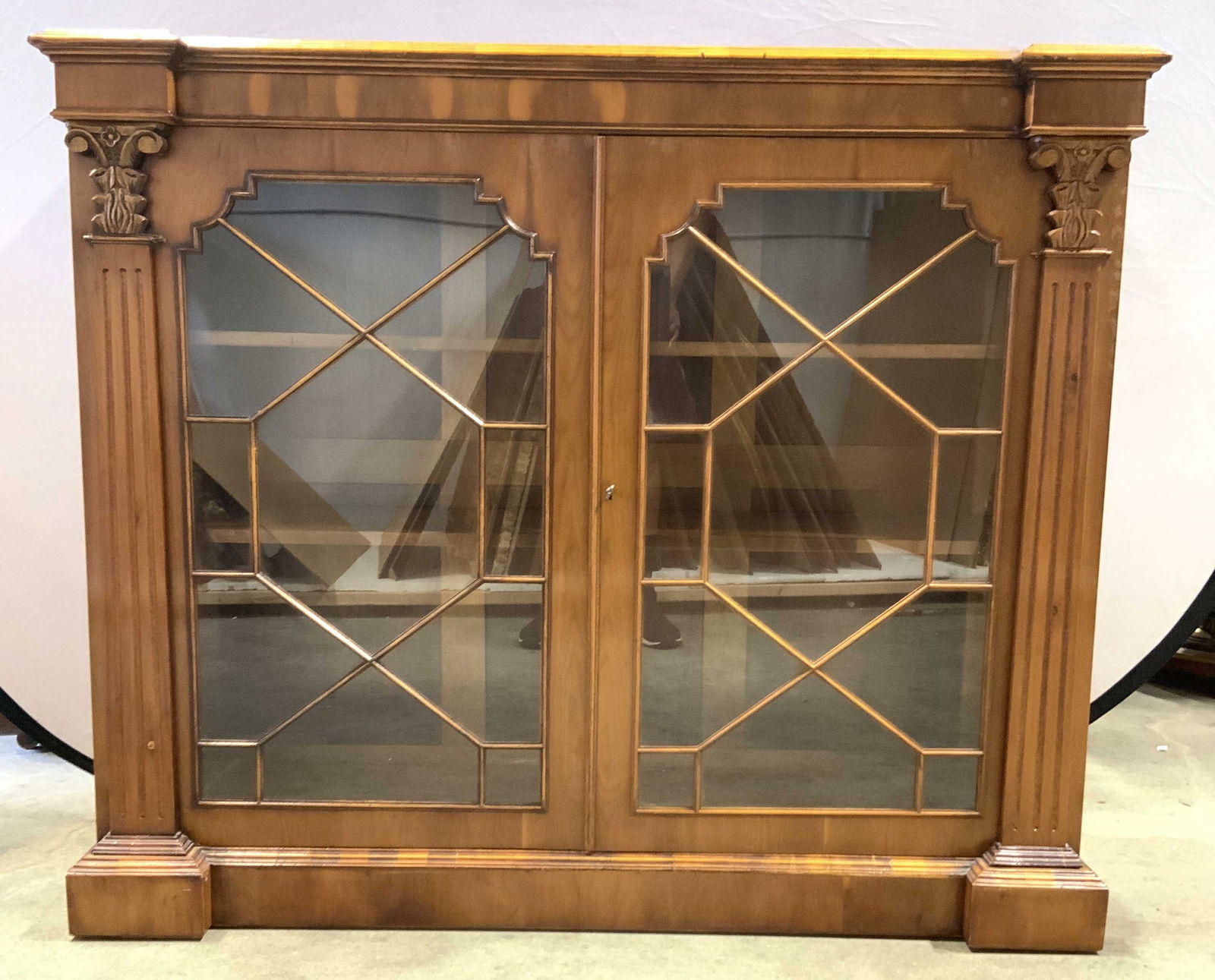 Wooden Classical Bookcase W Adjustable Shelves (1 of 10)