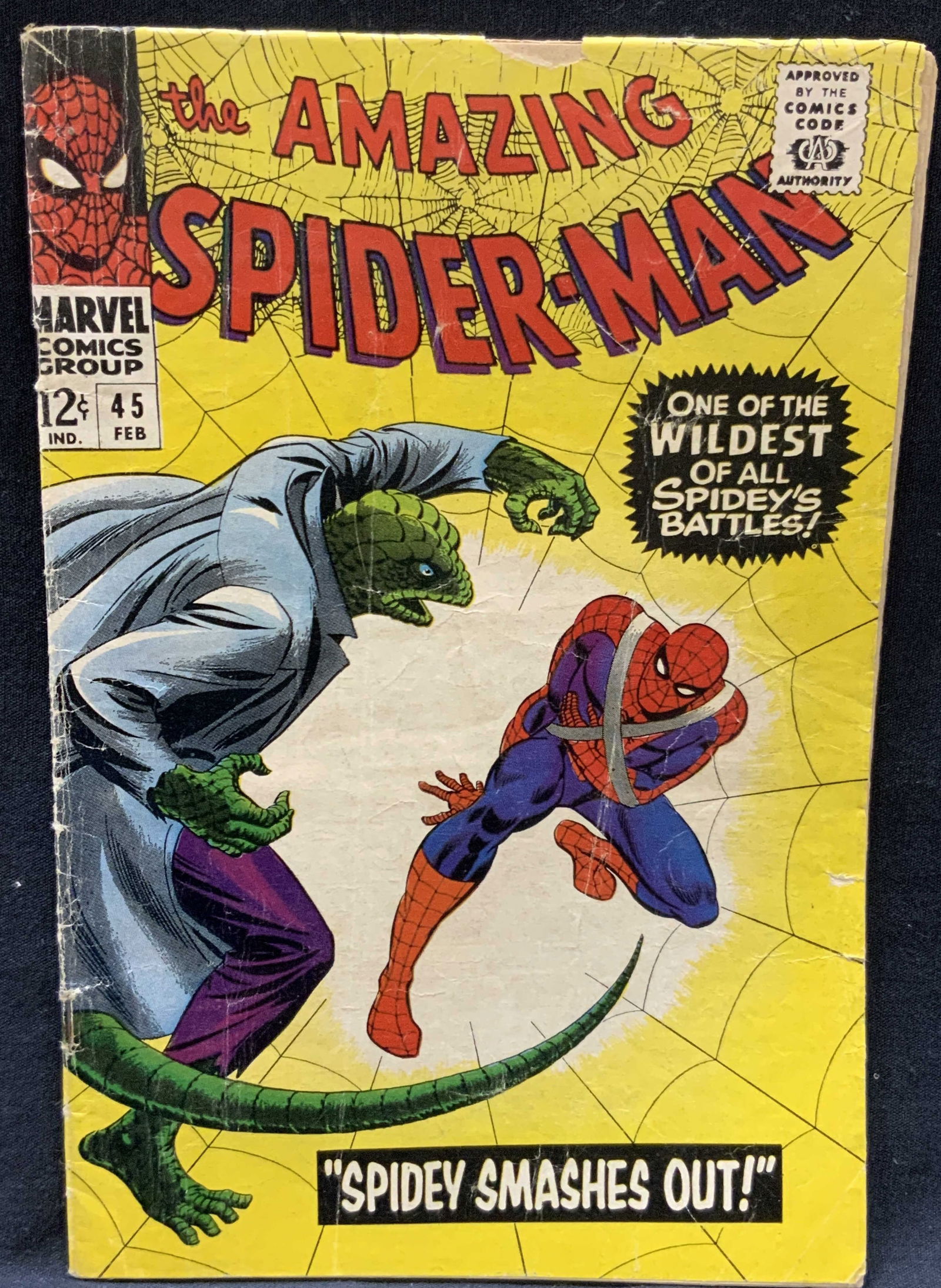 1967 The Amazing SpiderMan No. 45 Comic Book (1 of 12)
