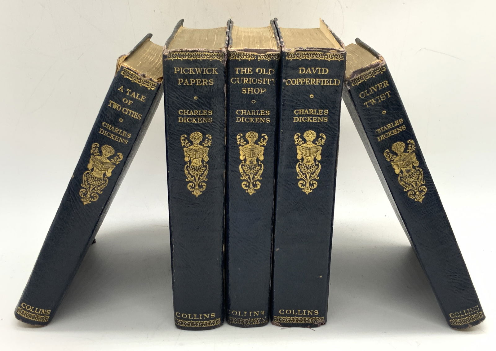 5 Antq Charles Dickens Stories, Oliver Twist + (1 of 7)