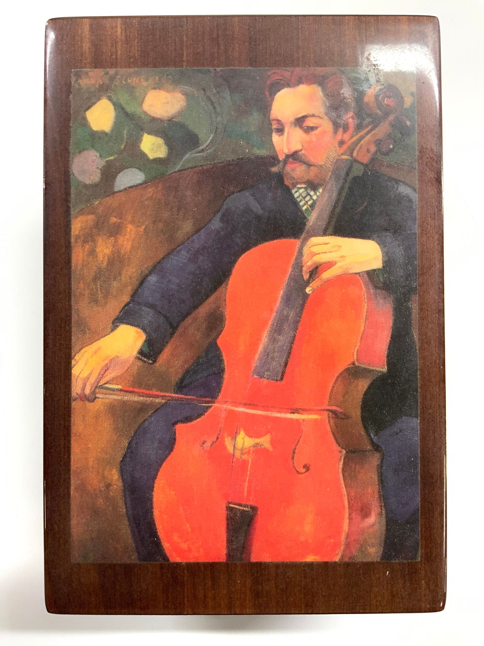 MUSIC BOX CENTER Vtg Wood Jewelry Music Box (1 of 7)