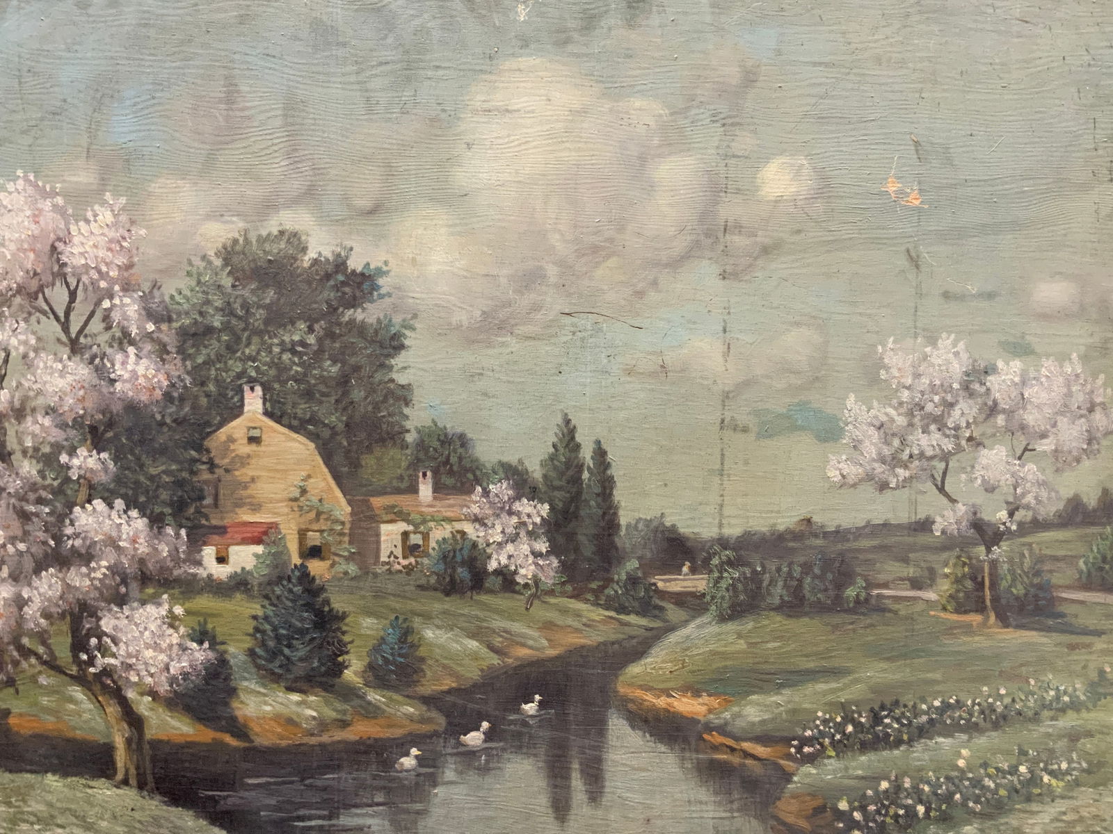 F.Crane Sgd Landscape Oil Painting On Board (1 of 11)