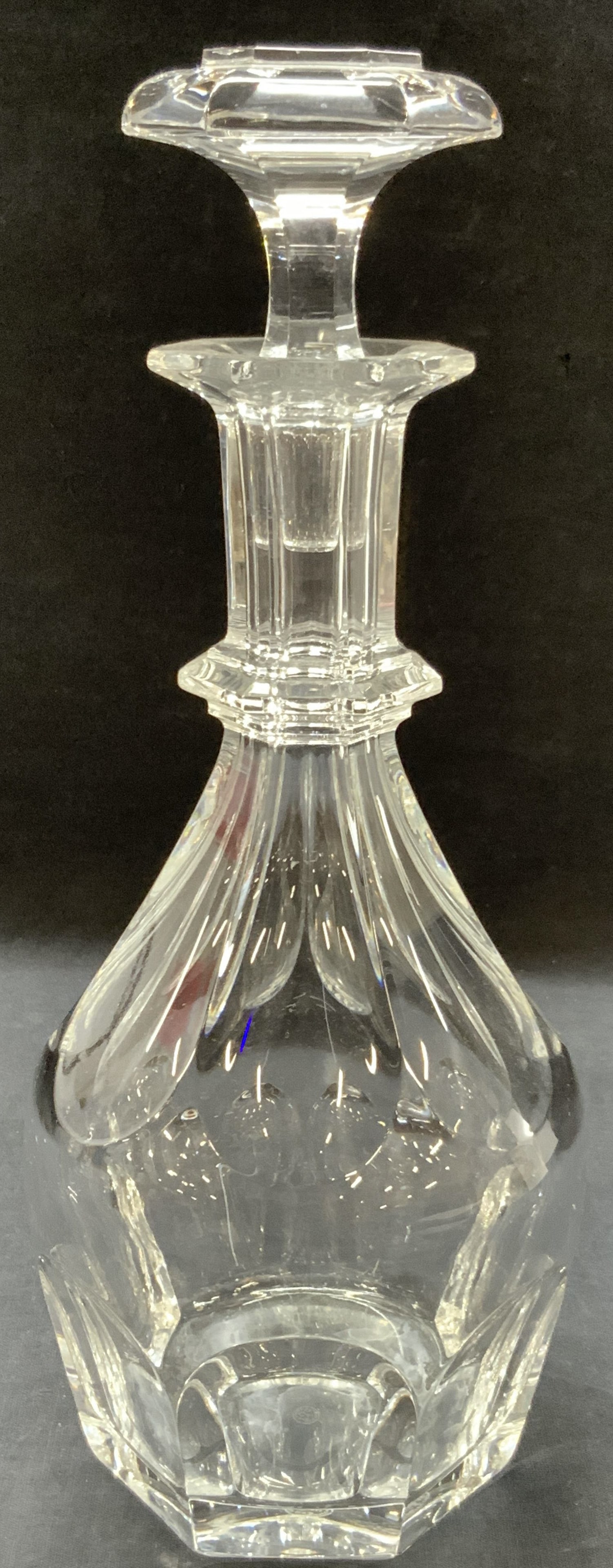 Baccarat Clear Cut Crystal Decanter, France (1 of 8)