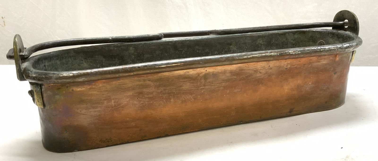 Antique French Copper Fish Poacher (1 of 6)