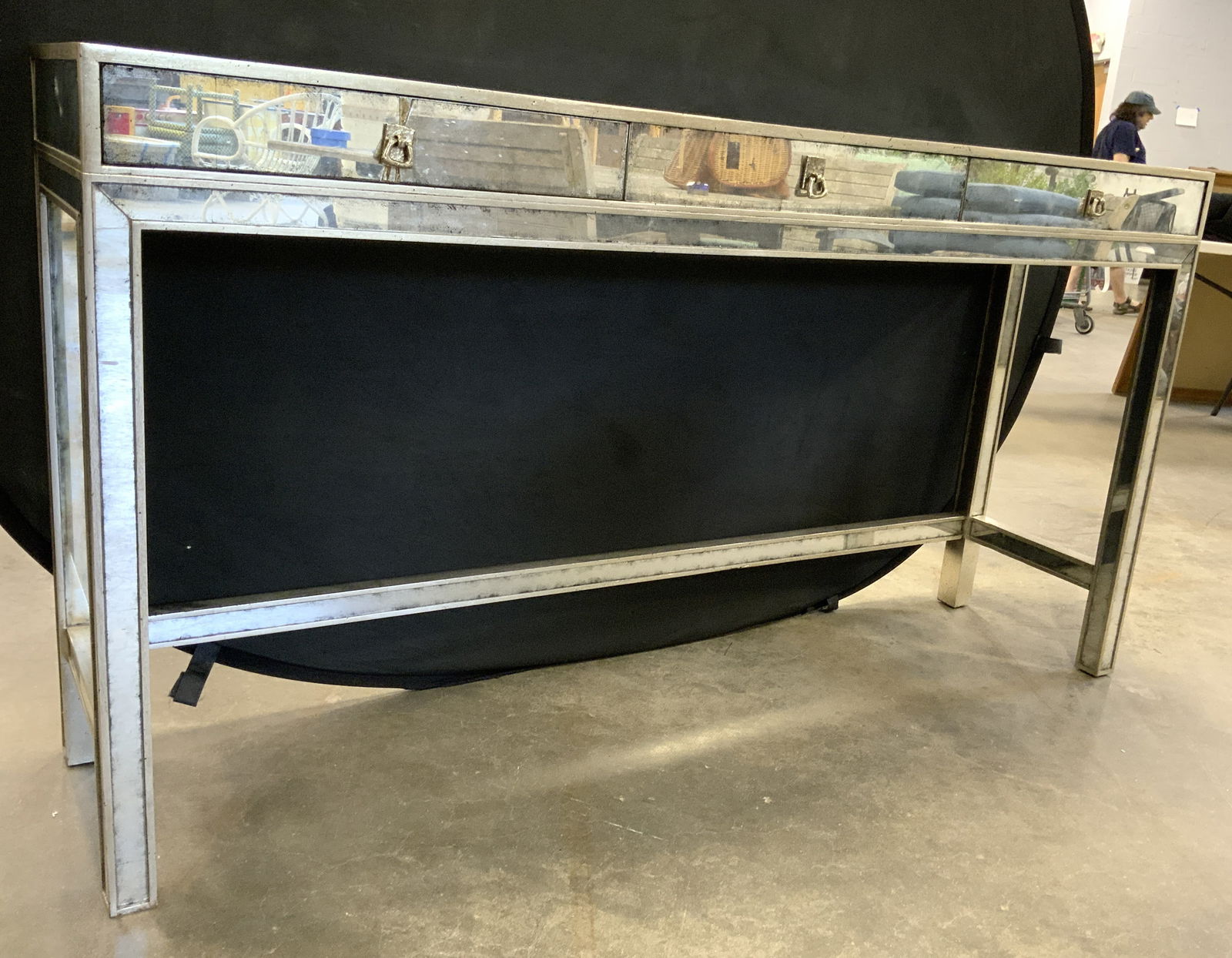 JOHN RICHARD EGLOMISE Console Table W Drawers (1 of 11)