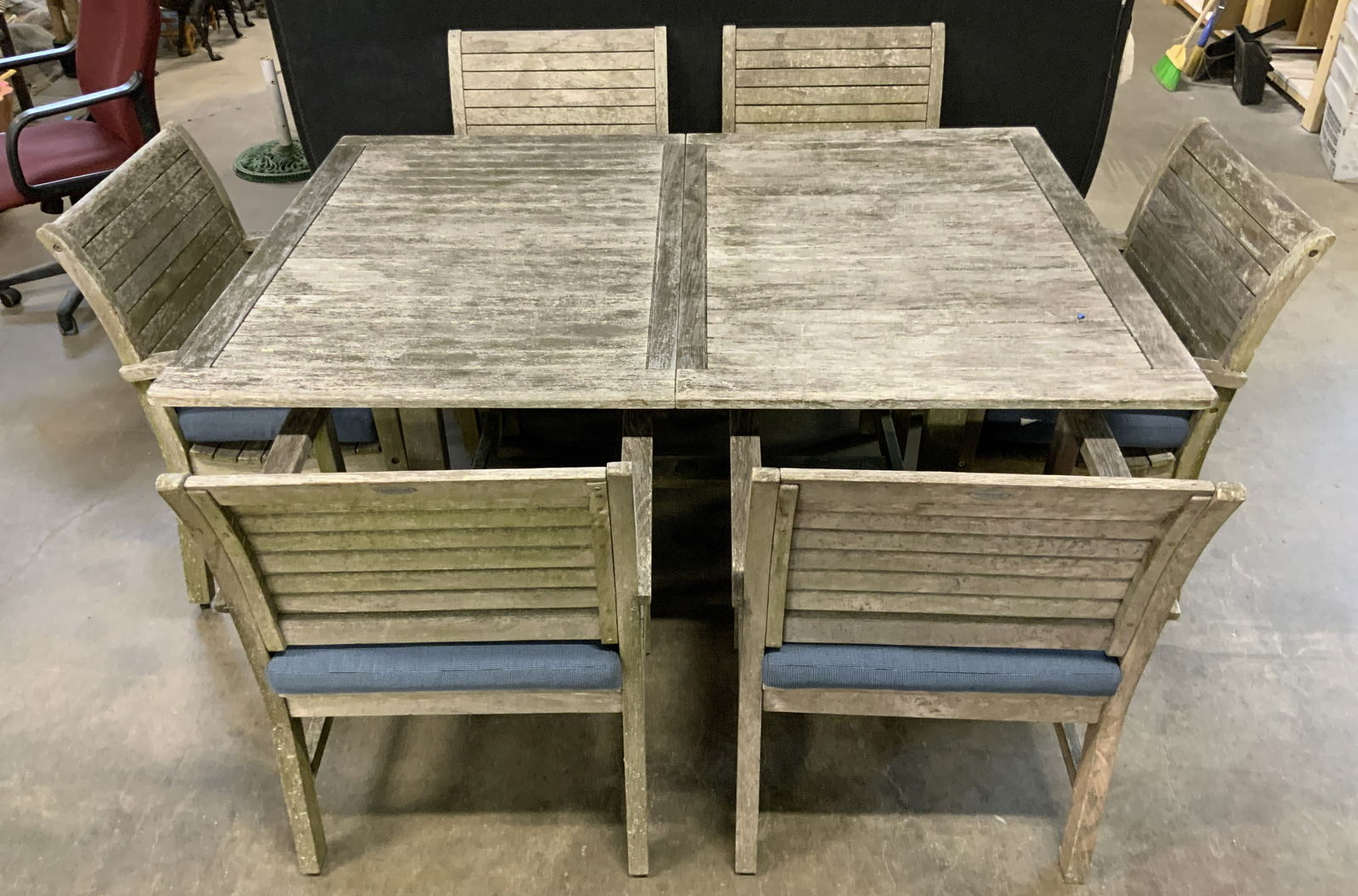 FORTUNOFF Teakwood Patio Table & Chair Set (1 of 11)