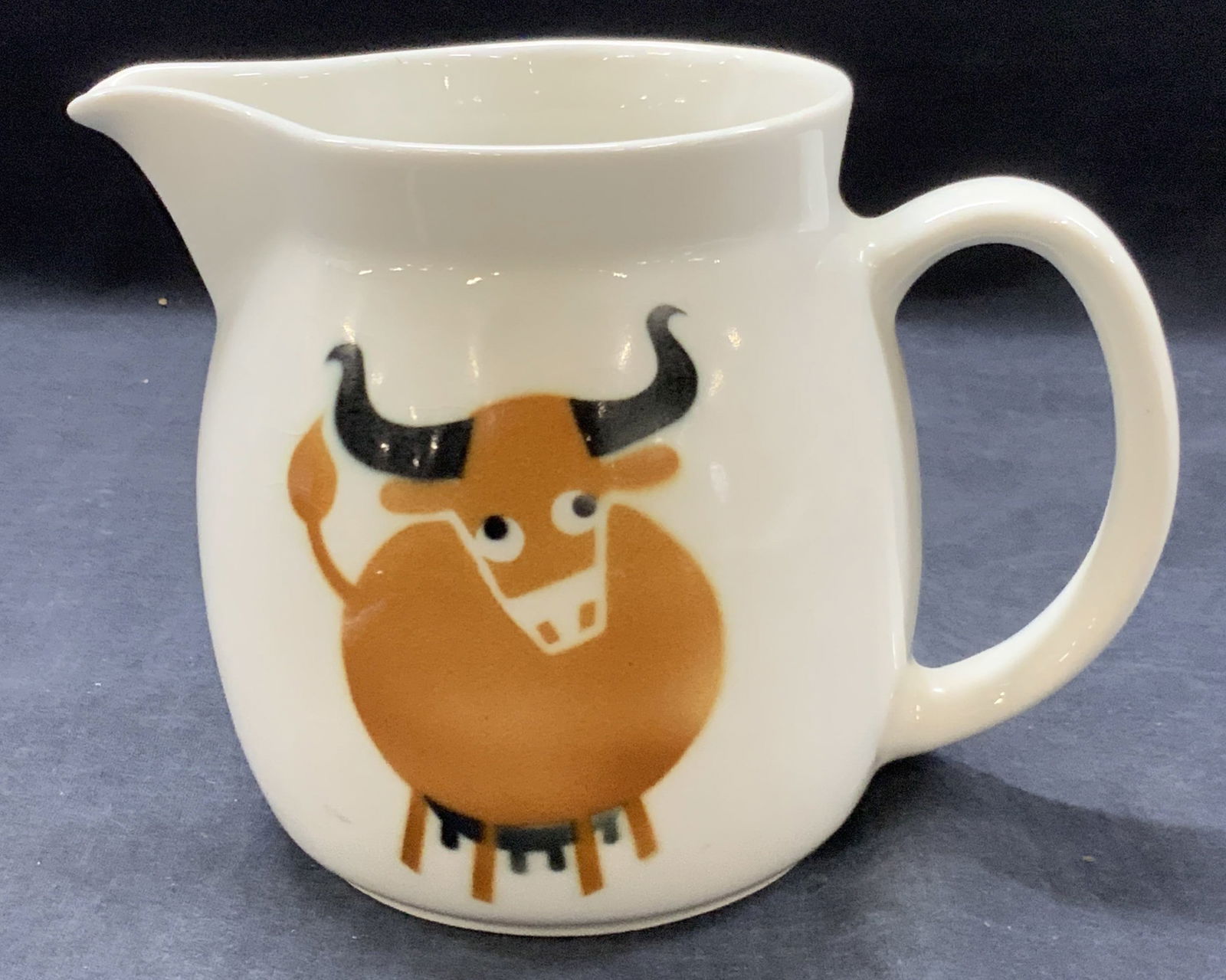 Arabia Ceramic Ox Pitcher, Finland (1 of 6)