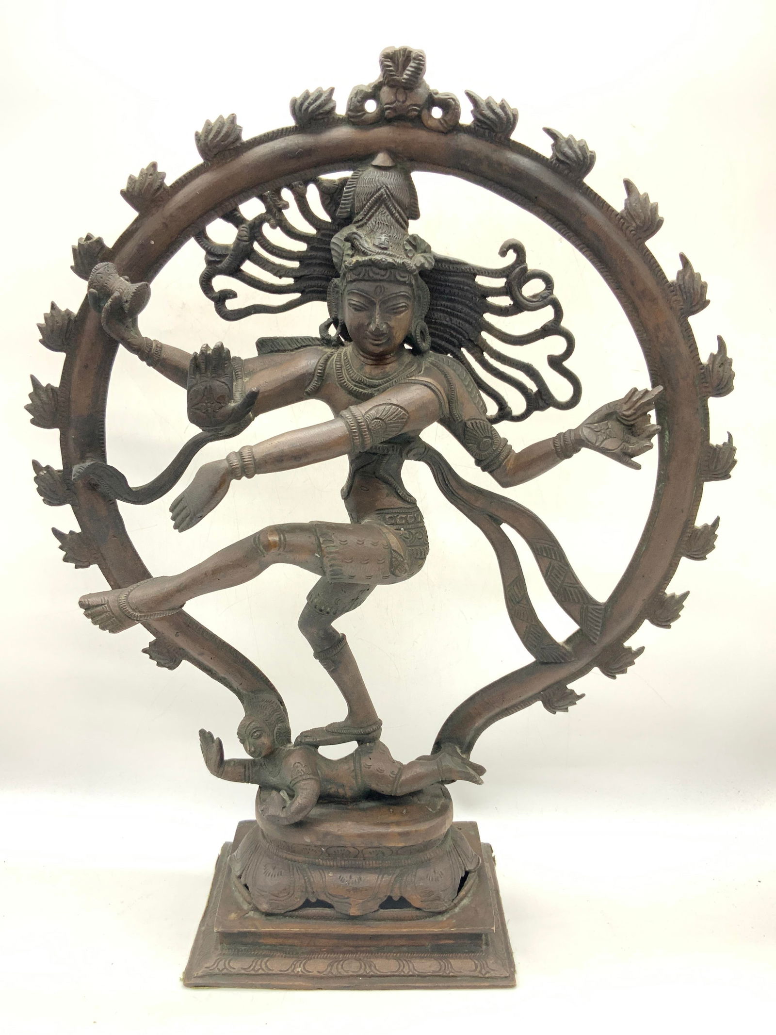 Bronze Four Armed Hindu Deity Sculpture, Natarja (1 of 11)