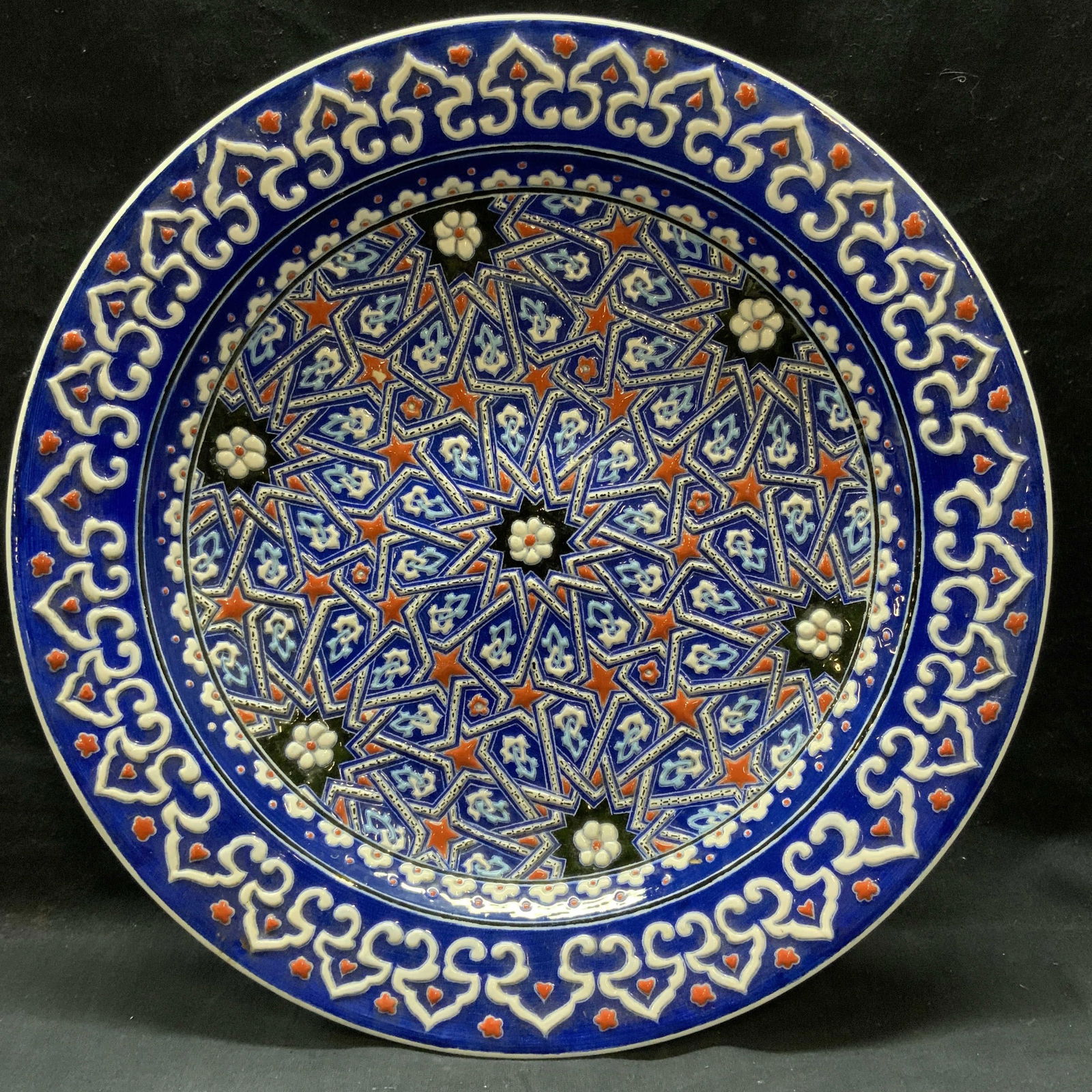 Handmade Kutahya Turkish Ceramic Plate, Turkey (1 of 7)