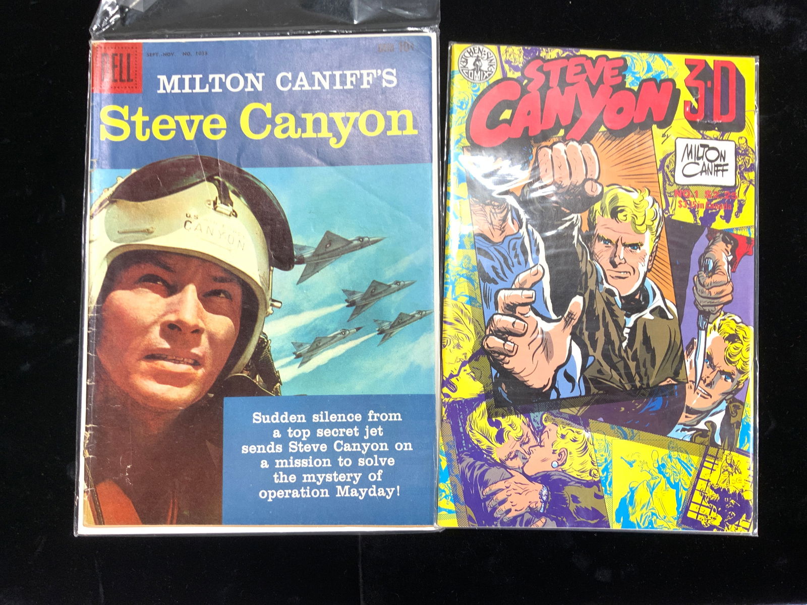 2 Milton Caniff Steve Canyon Comic Books (1 of 7)