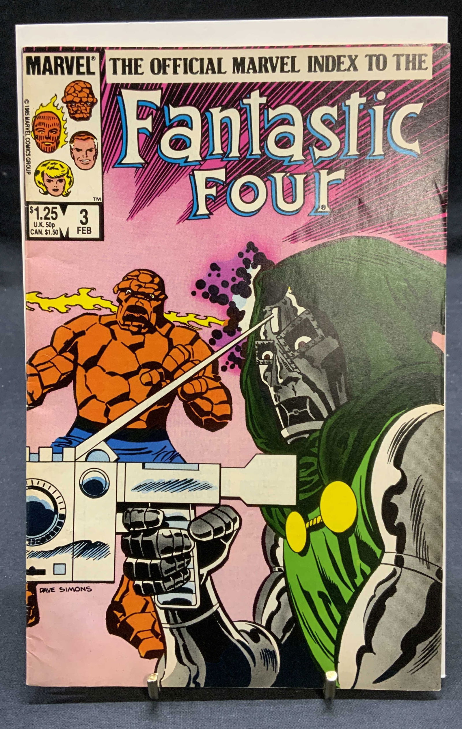 Marvel Comics Index to Fantastic Four #3 1986 (1 of 6)