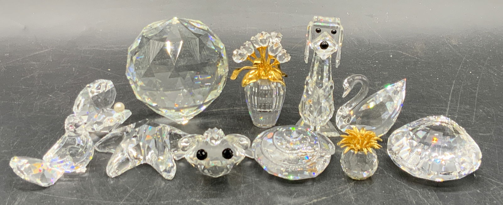 Lot 11 Crystal Animal Figurals, SWAROVSKI & More (1 of 11)