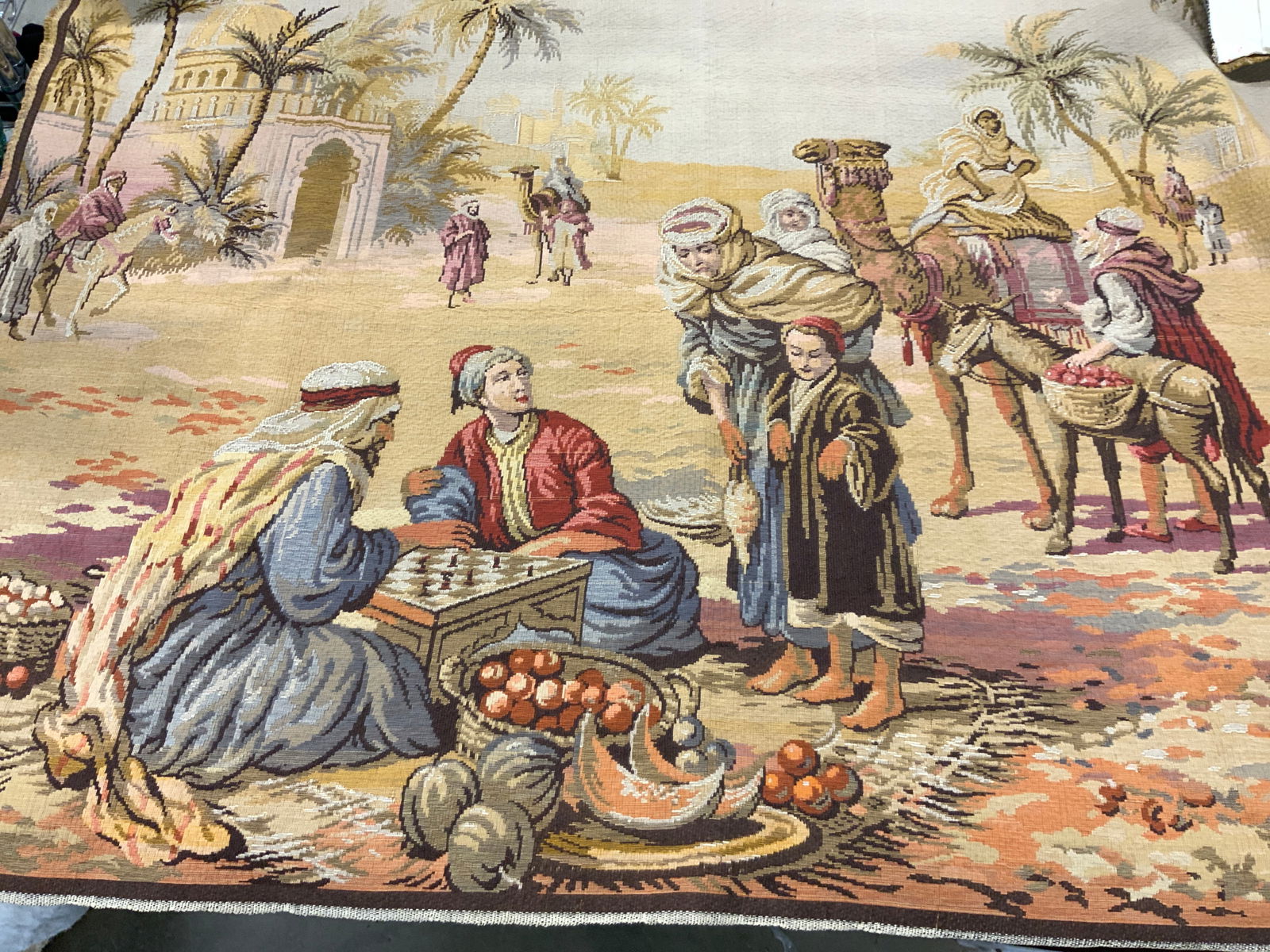 Antique Edwardian Era Arabian Tapestry (1 of 8)