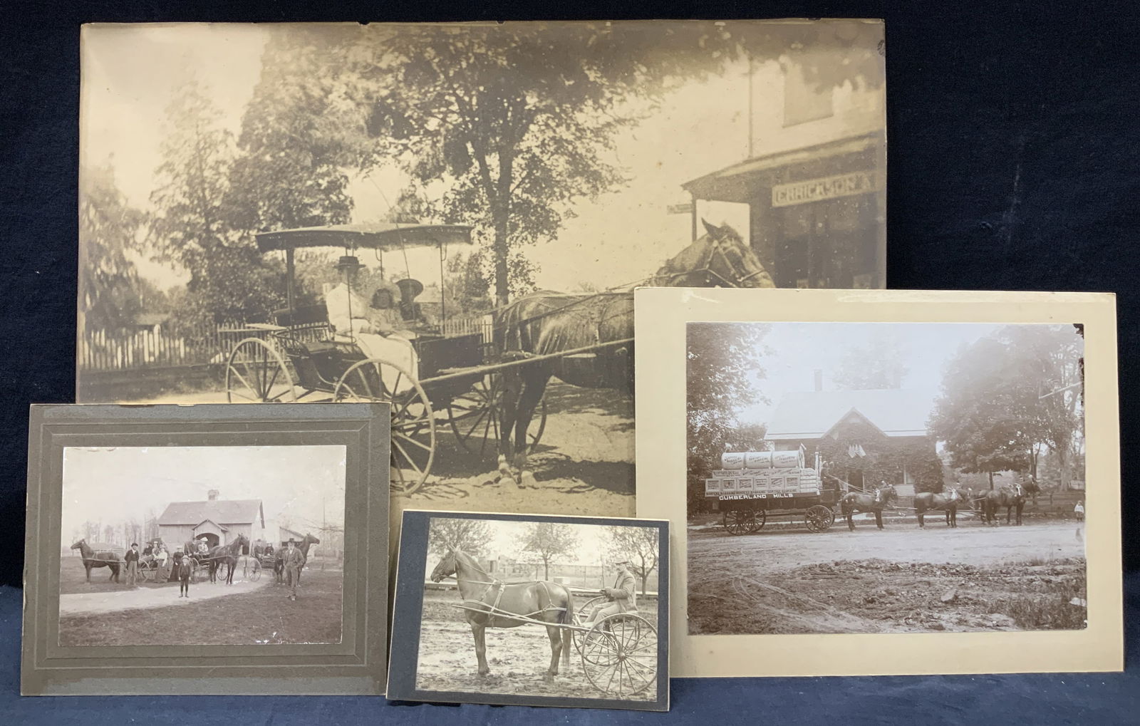 4 Antique Horse & Buggy Photographs (1 of 11)