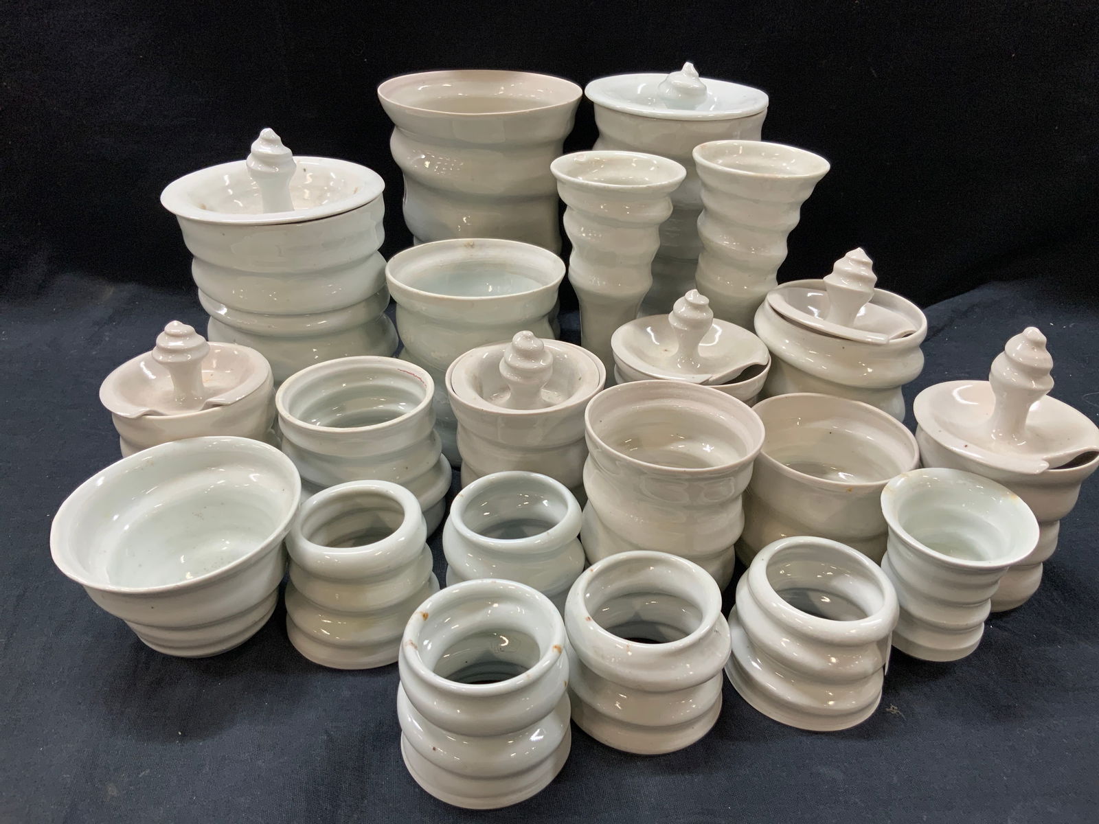 Set 20 Artisan Crafted Sgd Spiral Ceramics 1975 (1 of 13)