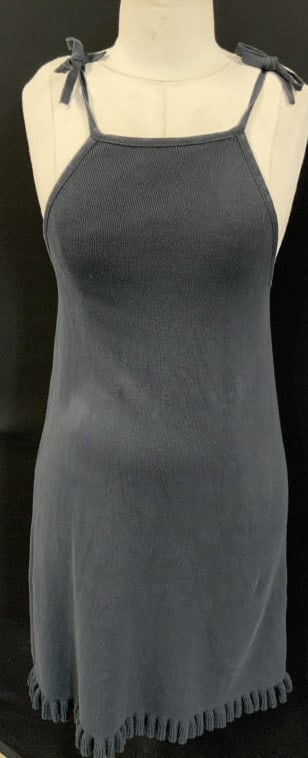 AGNES B. French 100% Cotton Grey Dress (1 of 8)