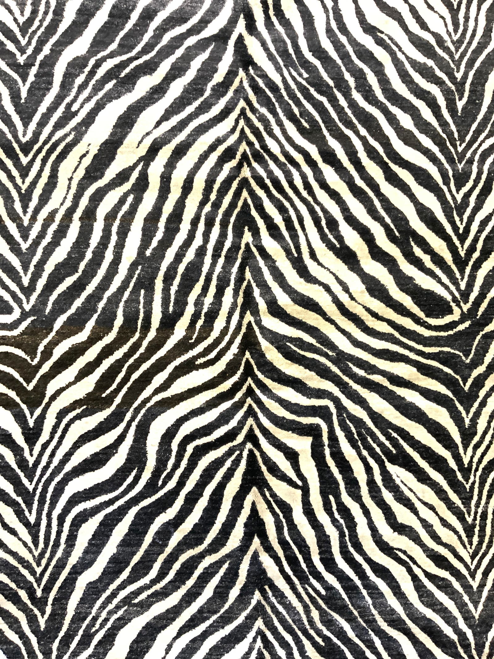 Vintage Zebra Print Wool Area Rug (1 of 6)