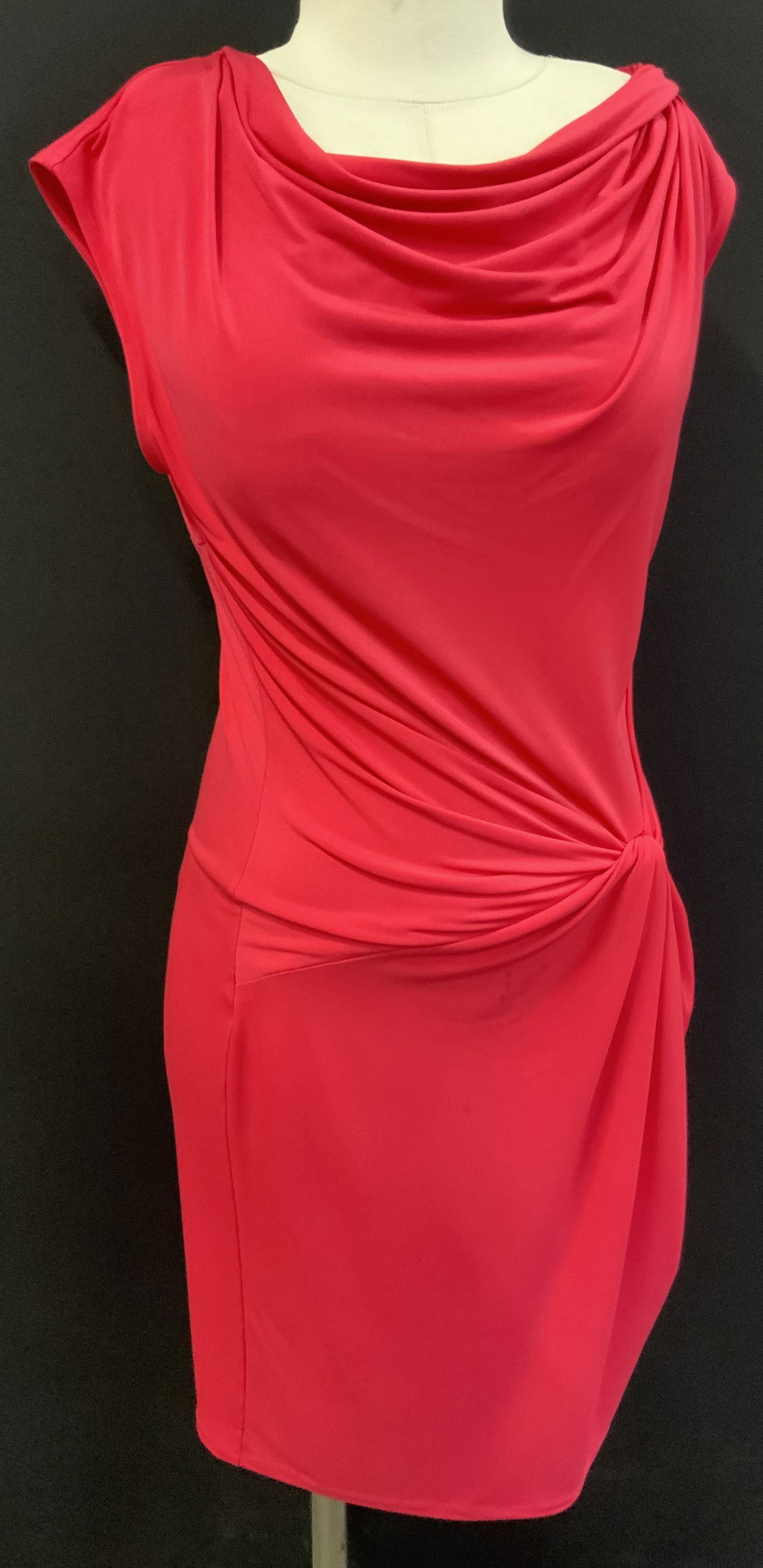 MICHAEL KORS Pink Knot High Neck Dress (1 of 9)