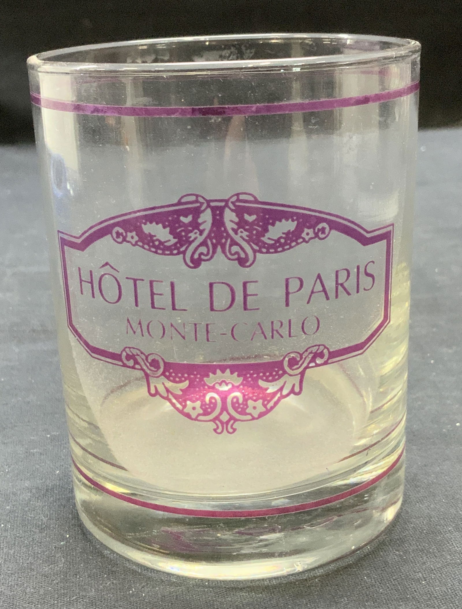Hotel De Paris Monte Carlo Lowball Glass (1 of 6)