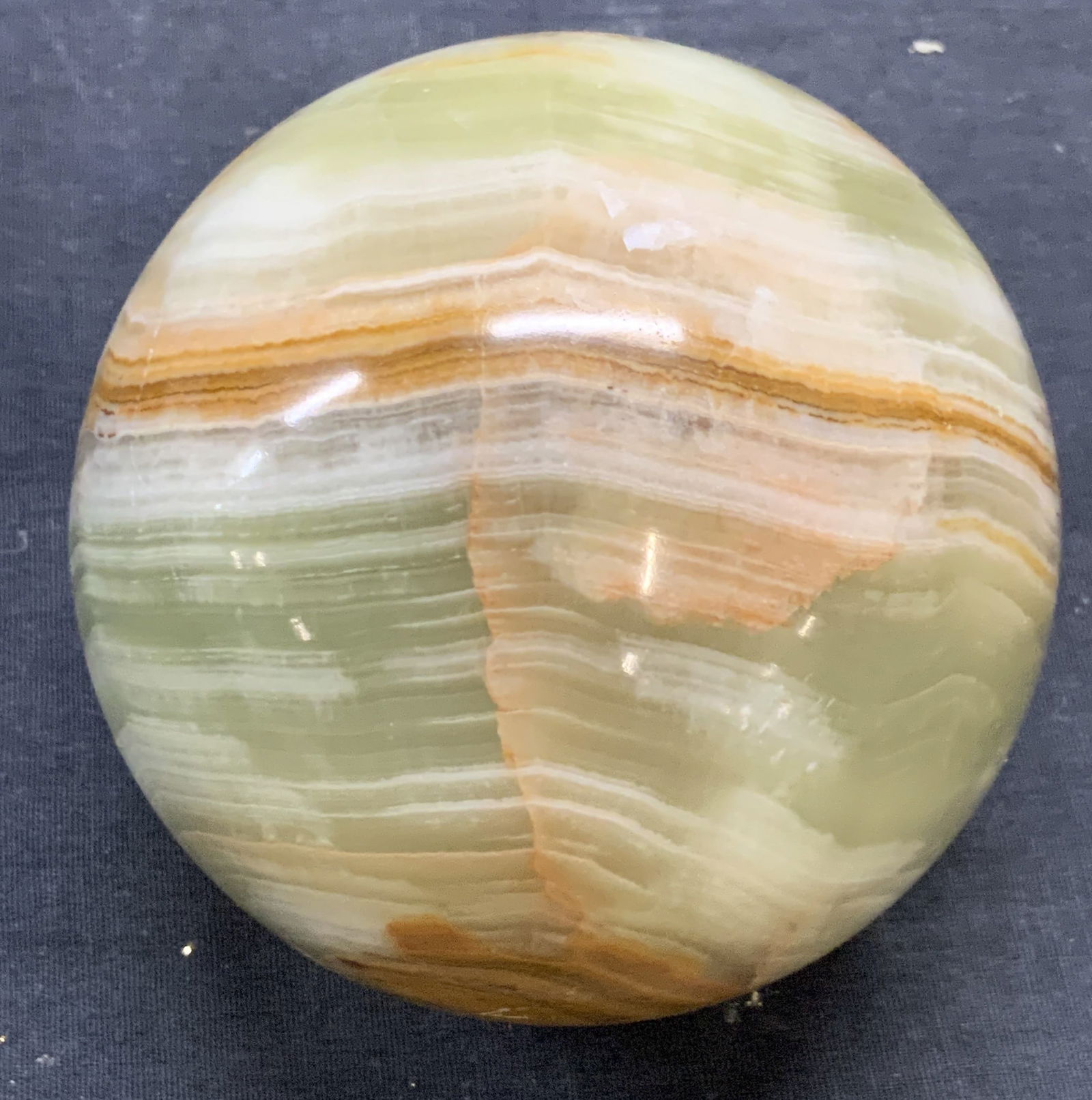 Green Banded Onyx Polished Sphere (1 of 6)