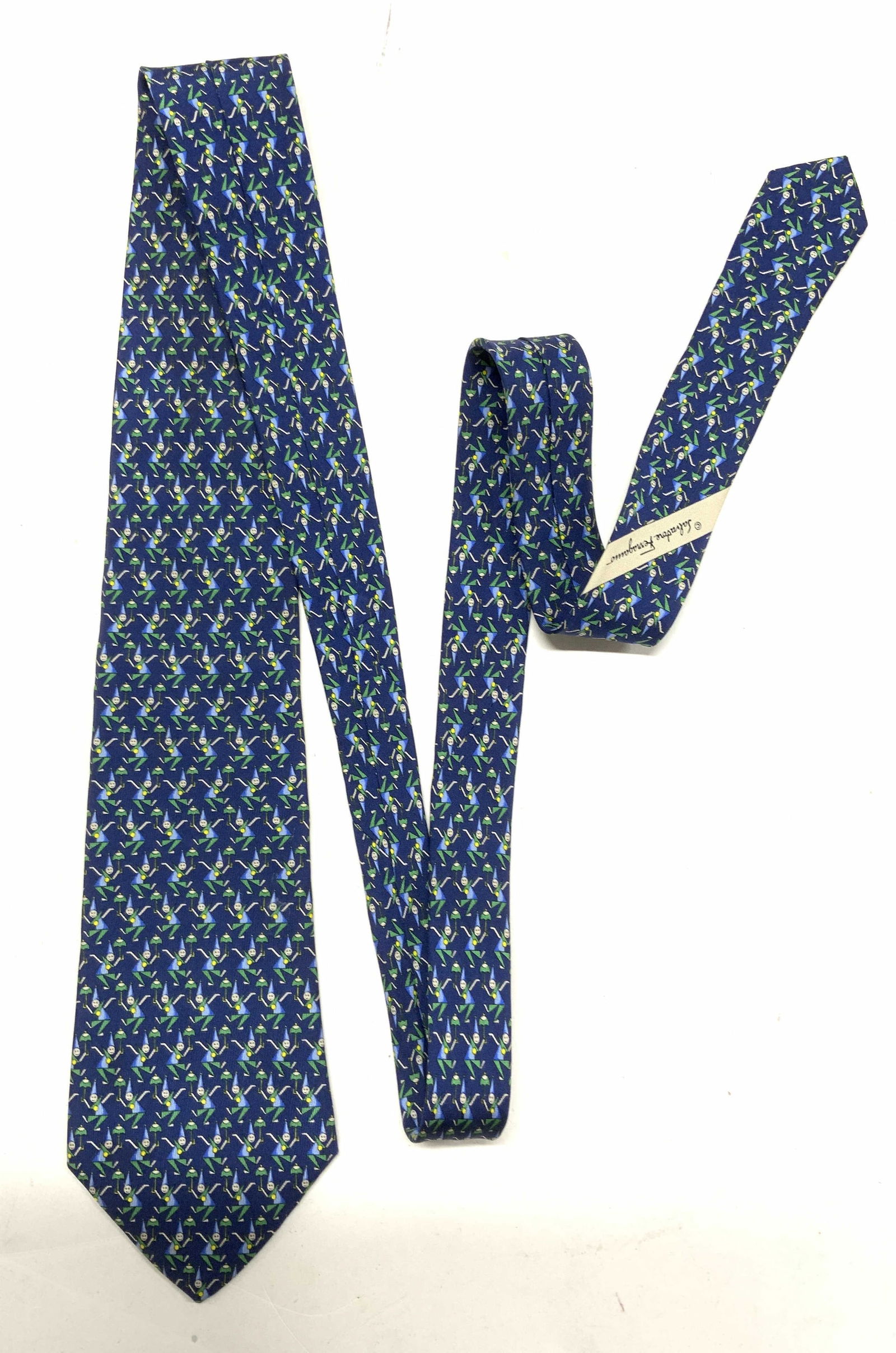 Salvatore FERRAGAMO Silk Tie, Italy (1 of 6)