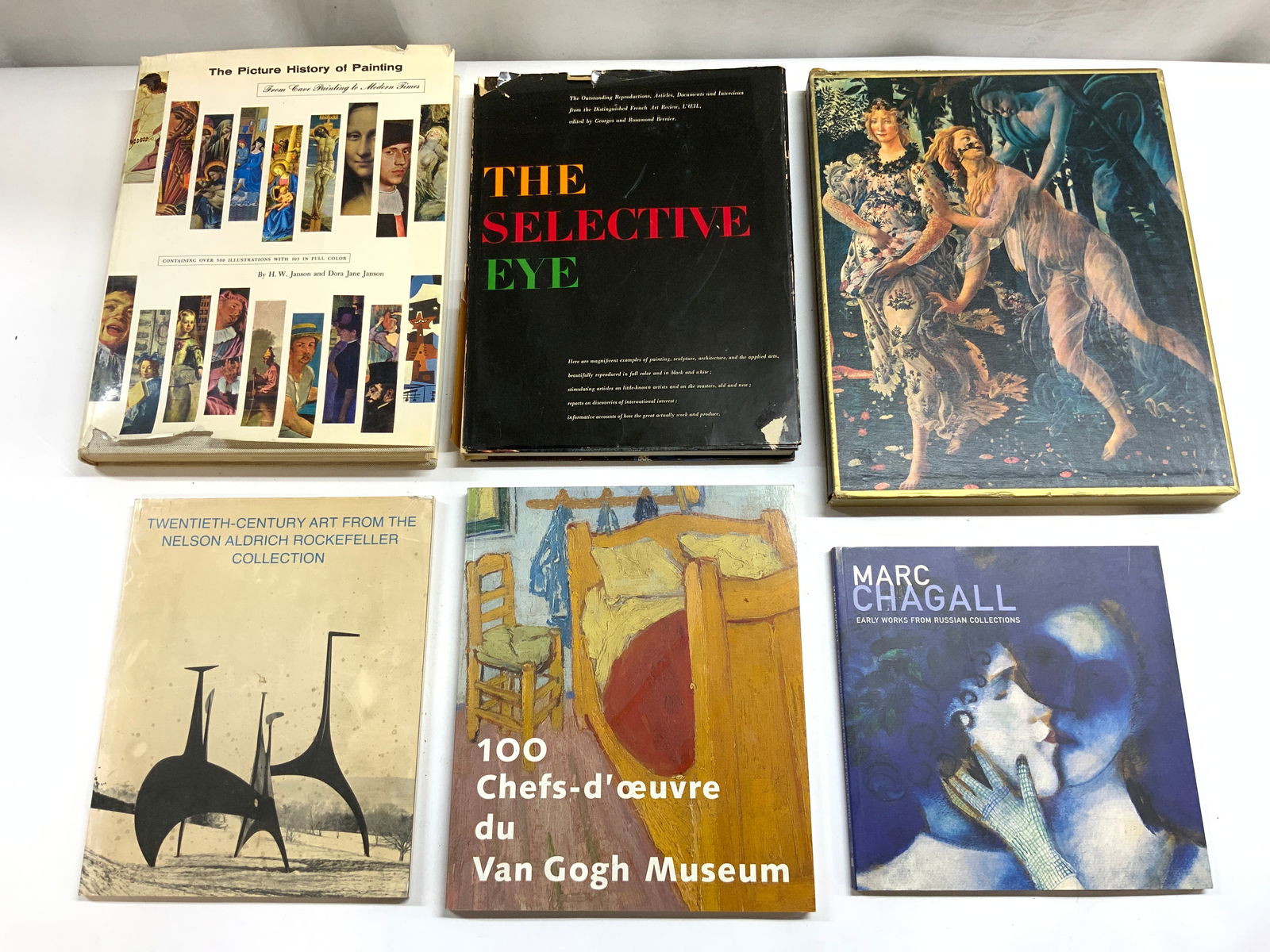 Lot 6 Vintage Art Books Chagall 2001 & More (1 of 13)