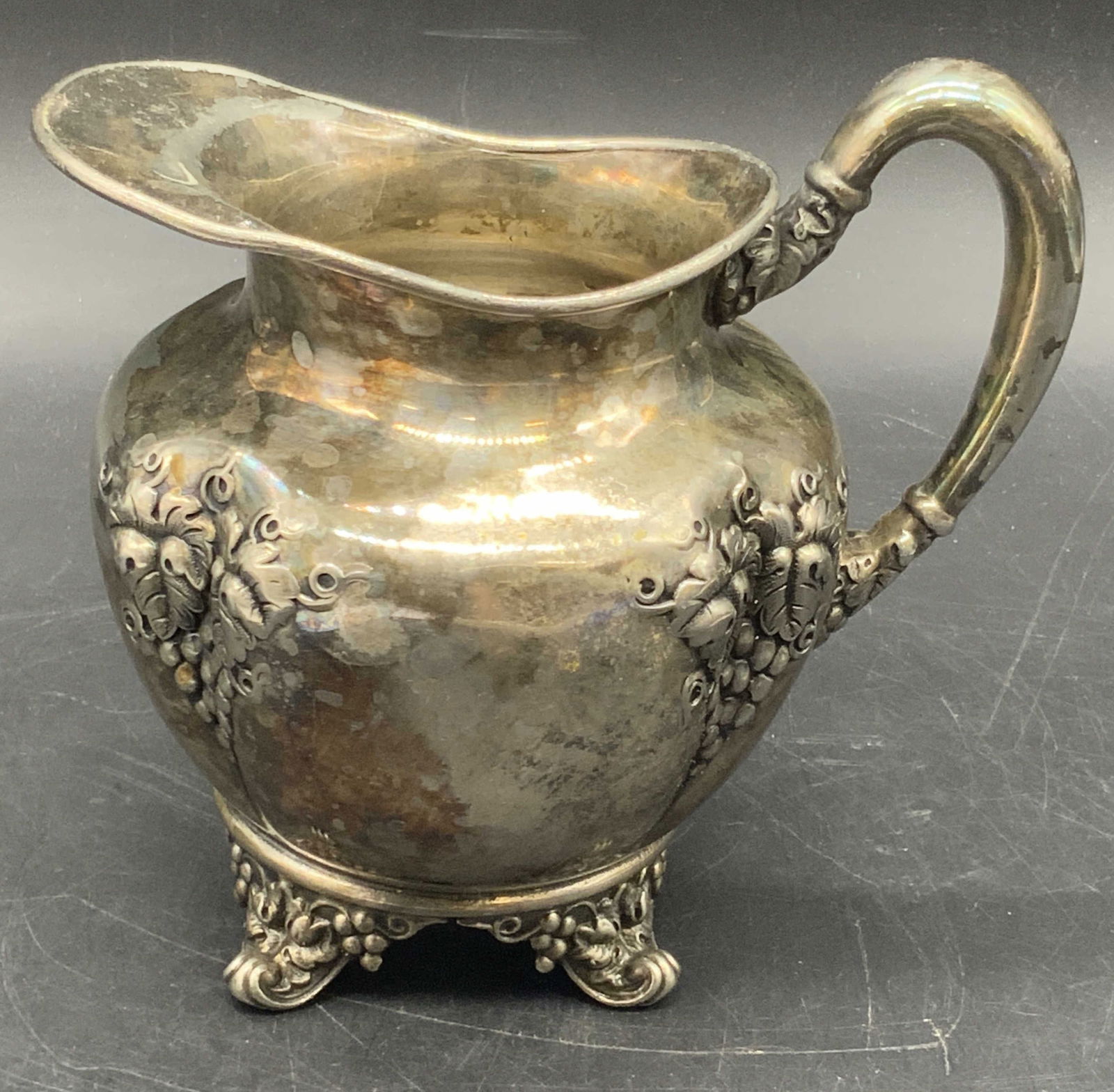 FORBES SILVER CO. Quadruple Silver Plate Creamer (1 of 8)