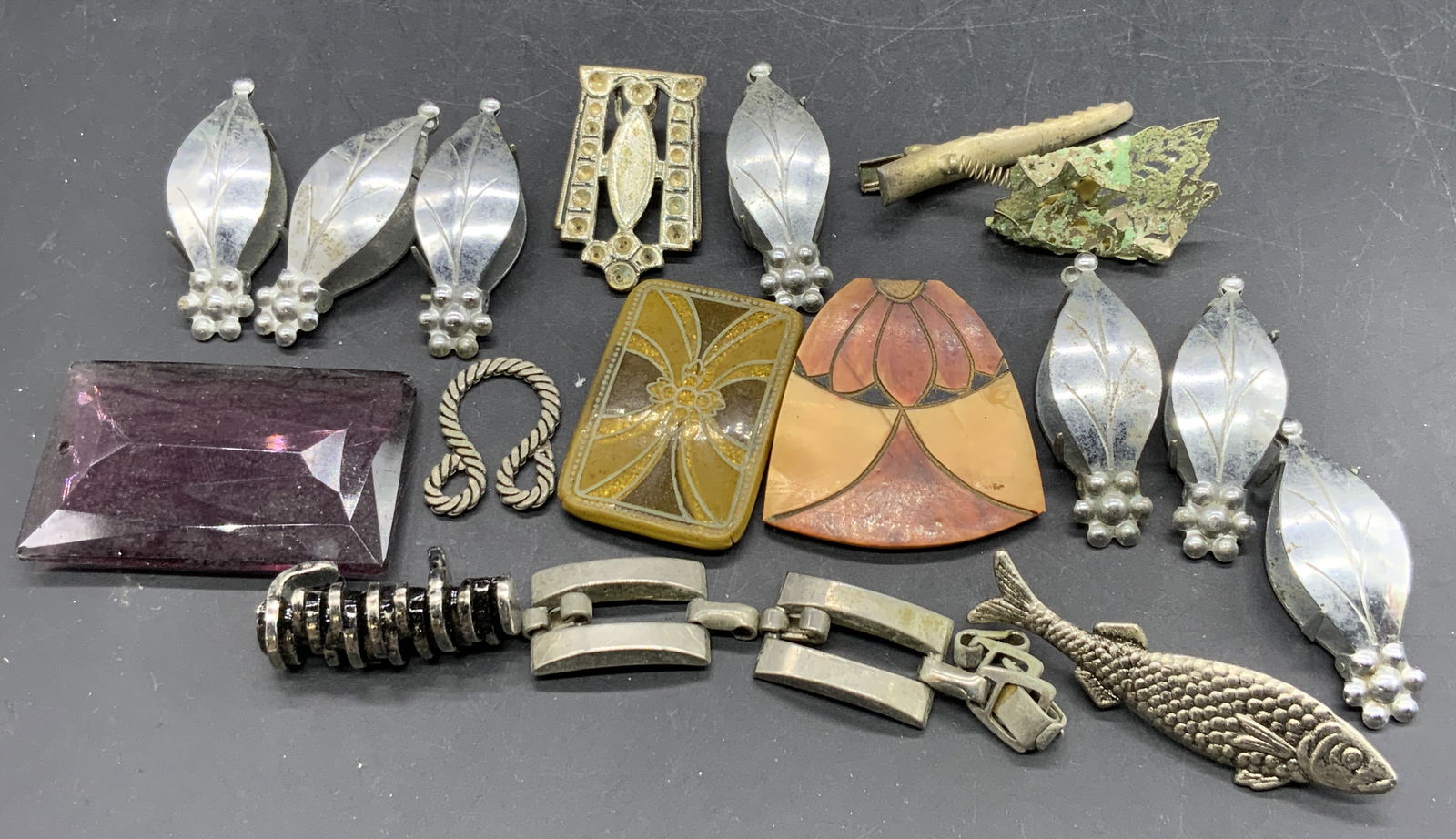 Group Vintage Jewelry Makers Lot, Jewelry Pieces (1 of 10)