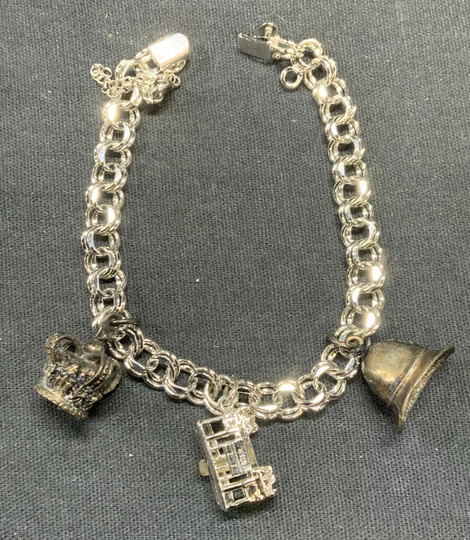 Elco Sterling Silver Charm Bracelet (1 of 7)